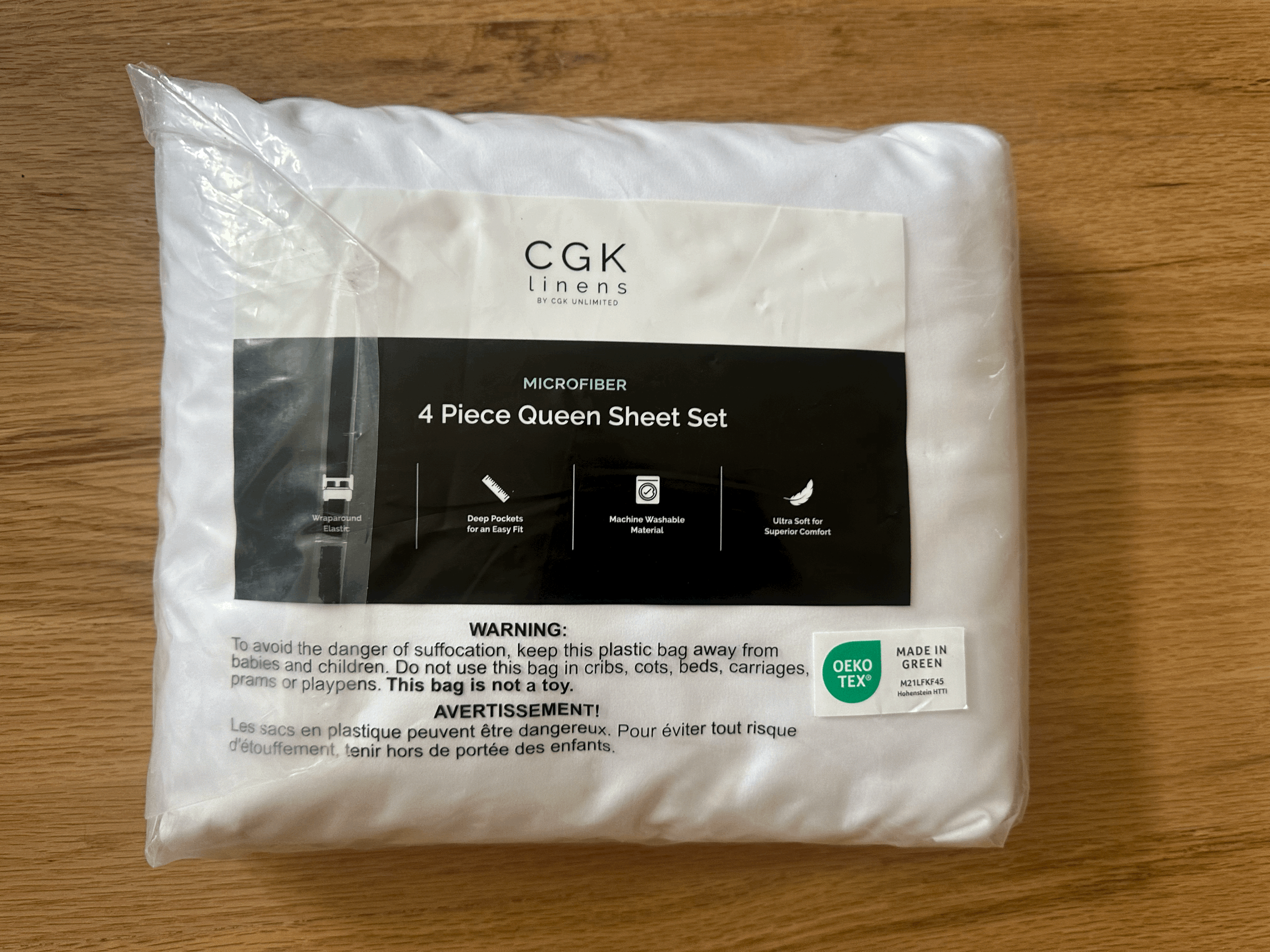 NIP - Queen Sheet Set White