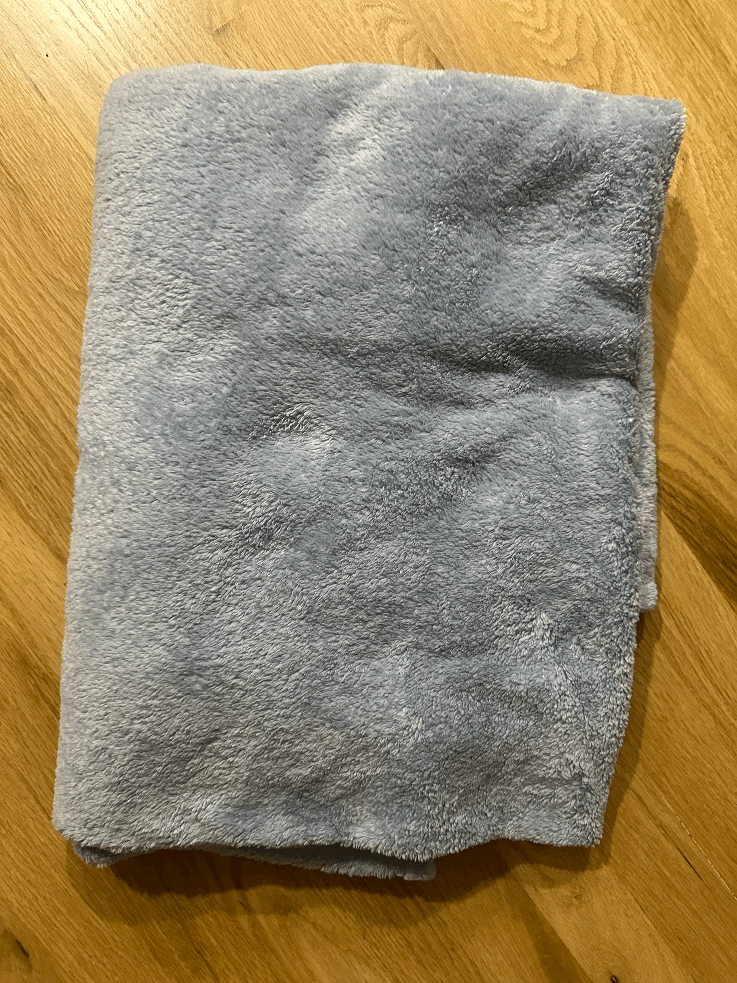 FREE - Fleece Throw Blanket Light Blue