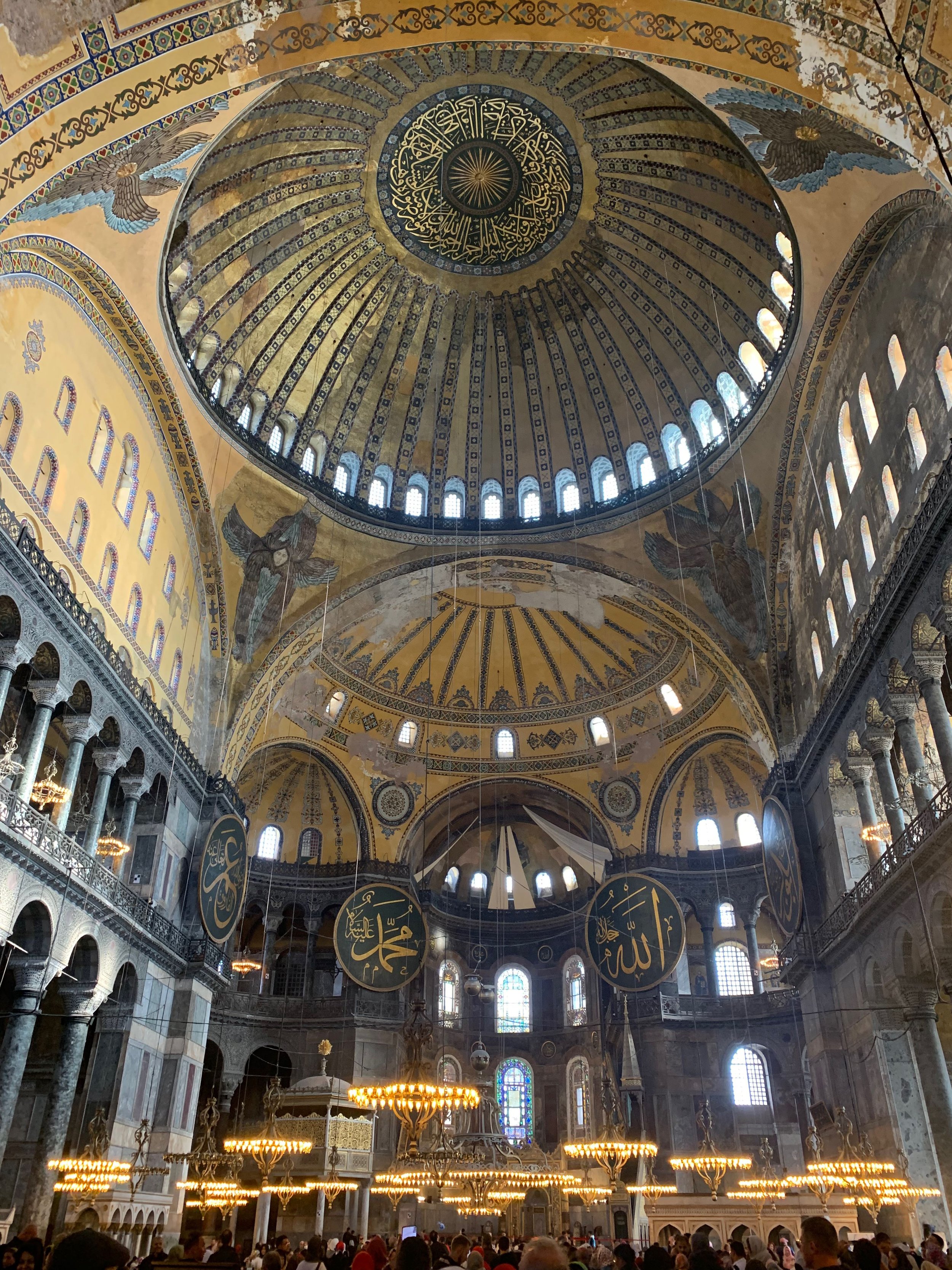 Inside the Hagia Sophia