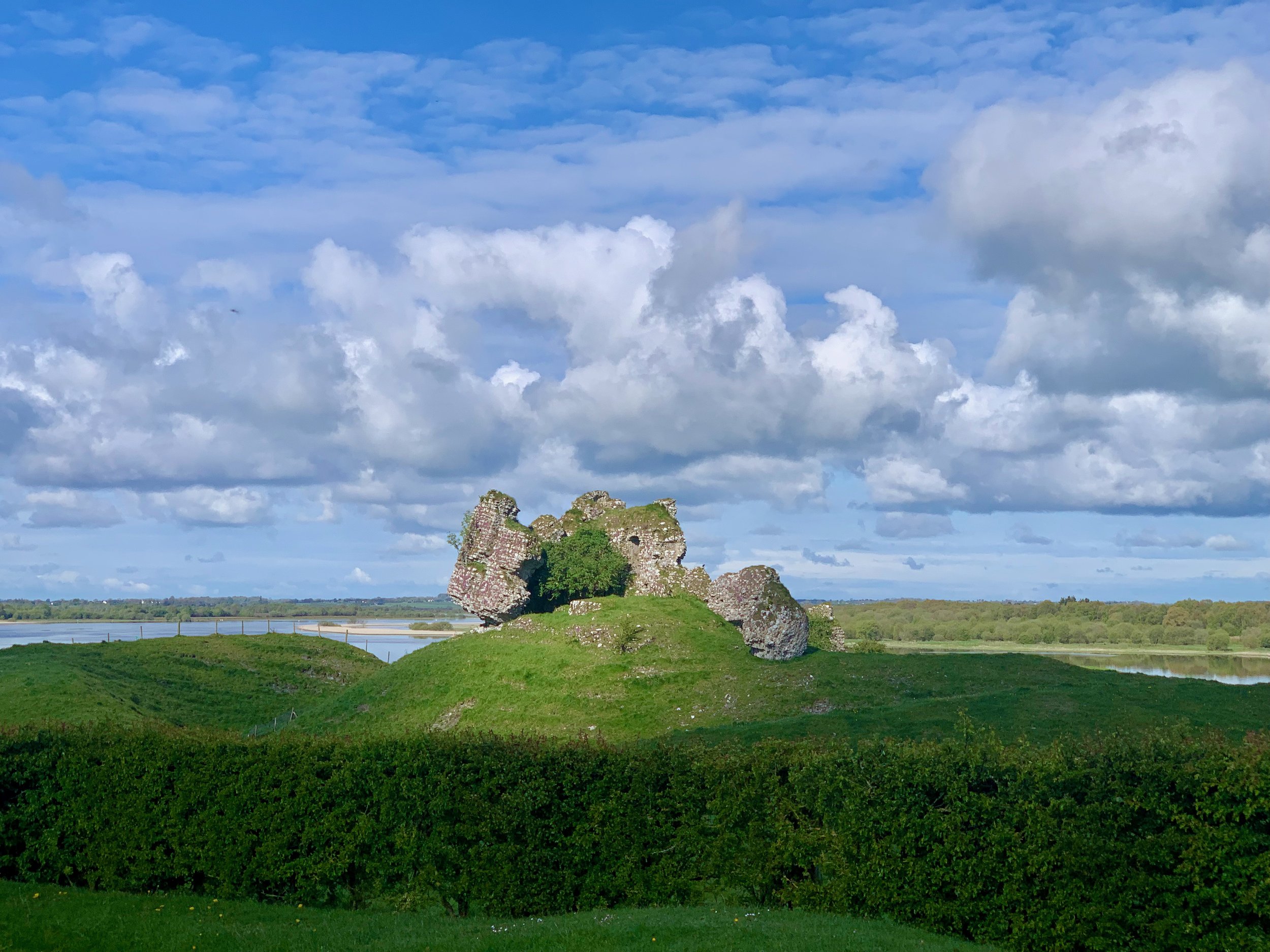The ruins of Clonmacnoise Castle