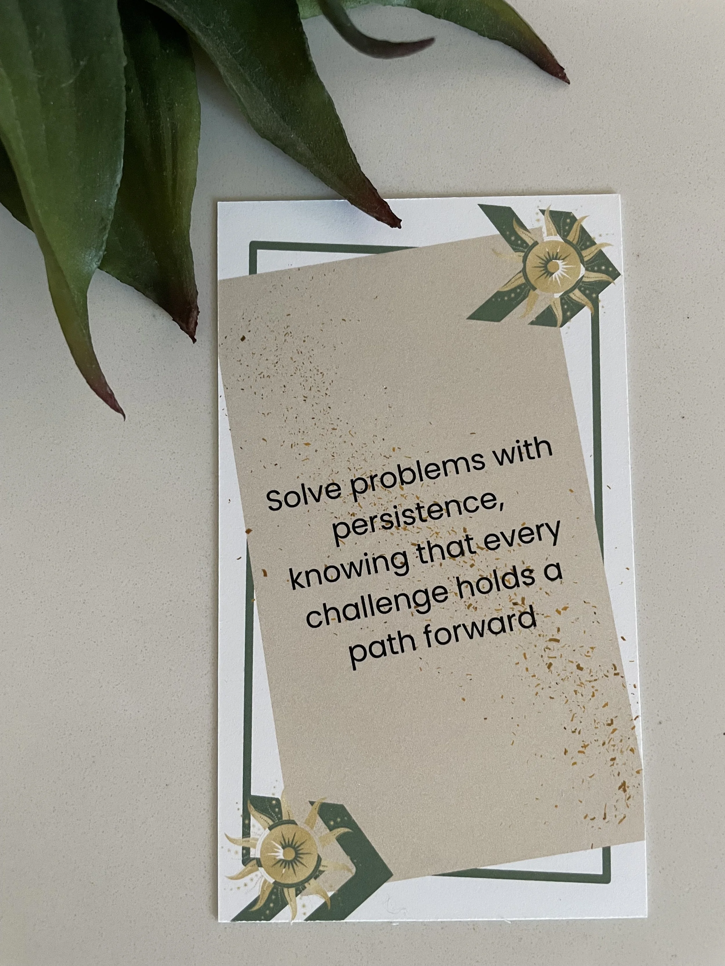 a photo of the SIP card that represents the Restorative Strength