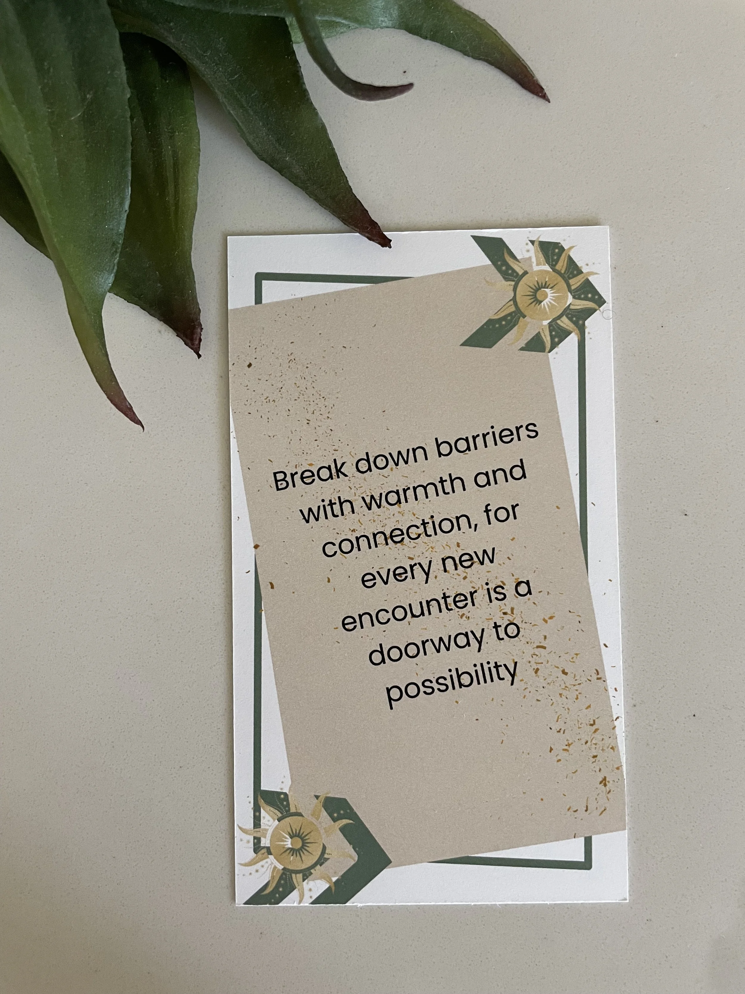 a photo of the SIP card representing the Woo Strength