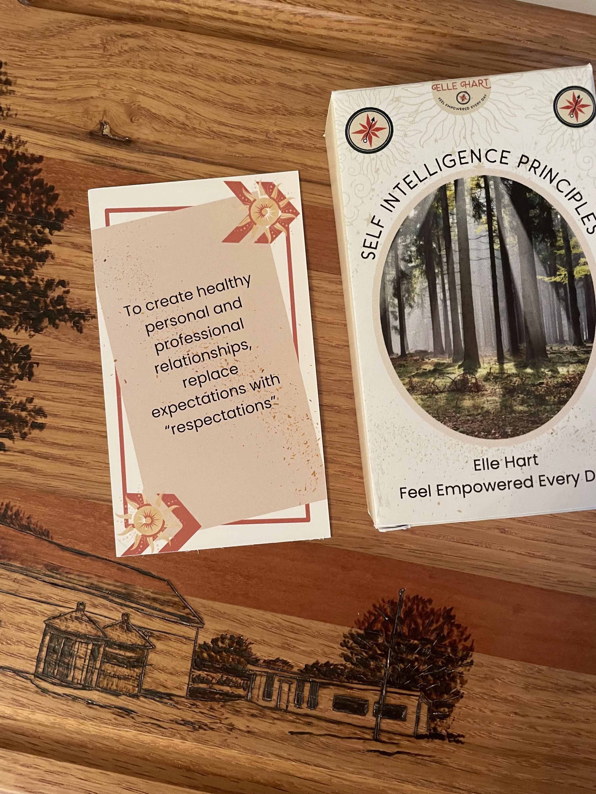 Self Intelligence Principle card about replacing expectations with respectations