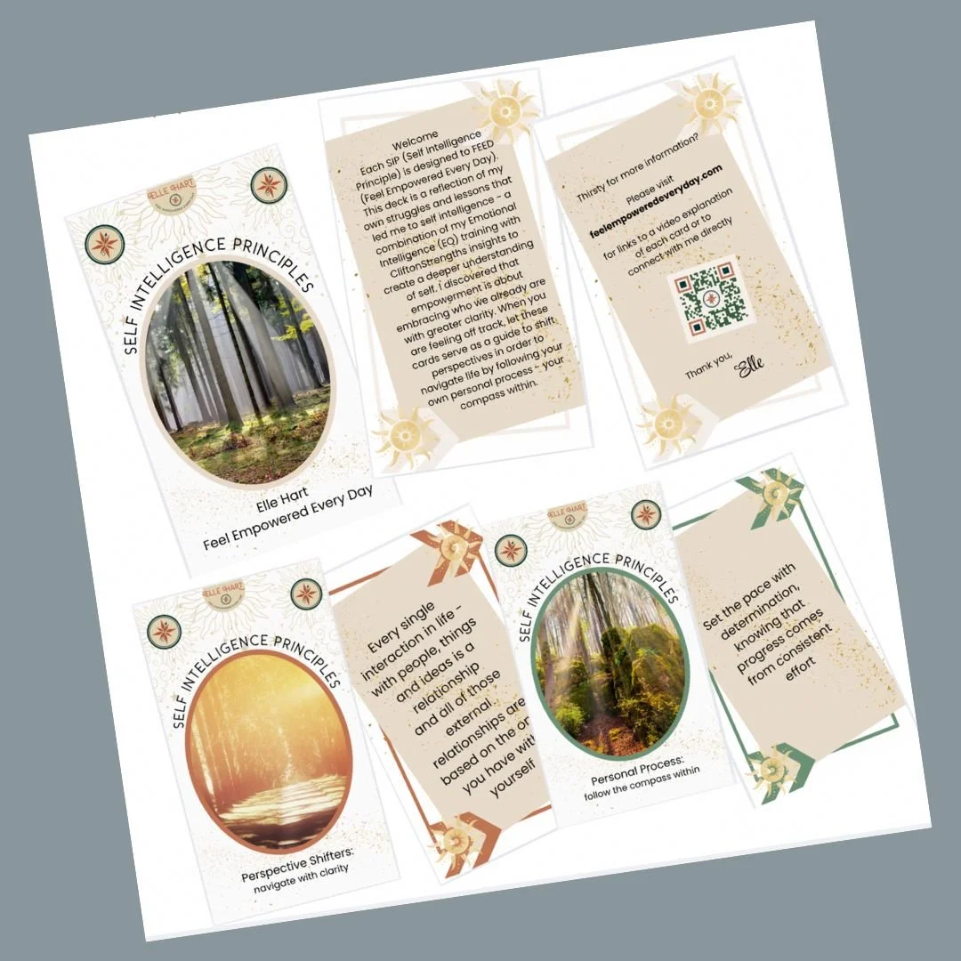 SIP Cards (Self Intelligence Principles — Feel Empowered Every Day