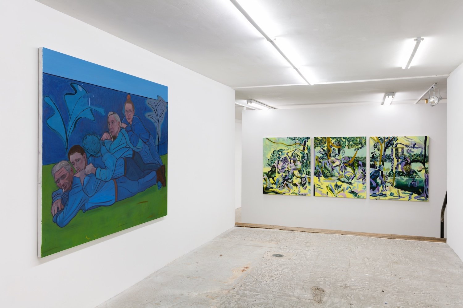 Jessie Makinson & Stuart Lorimer, Installation View at Lyles & King, 2019