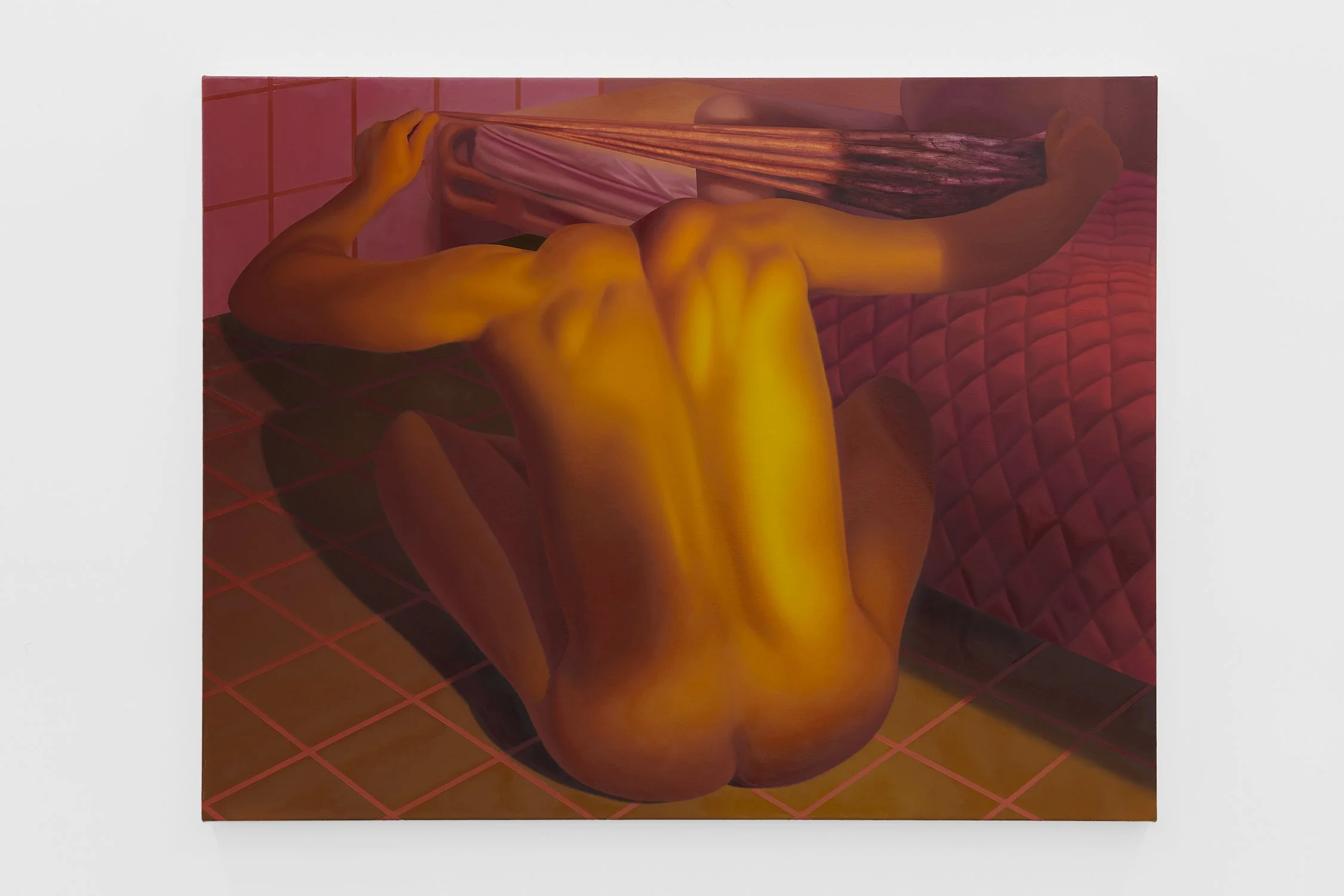  Kate Meissner 
 Molt , 2026,
Oil on canvas,
35 x 45 inches,
88.9 x 114.3 cm