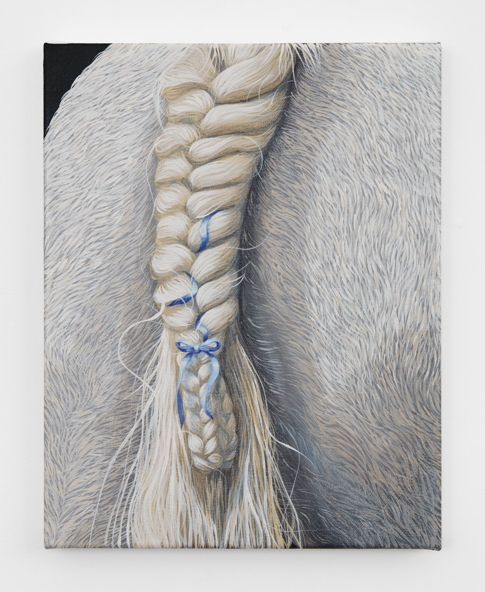 Sarah Miska,  Aggressive , 2022, Acrylic on canvas, 14 x 11 inches, 35.6 x 27.9 cm