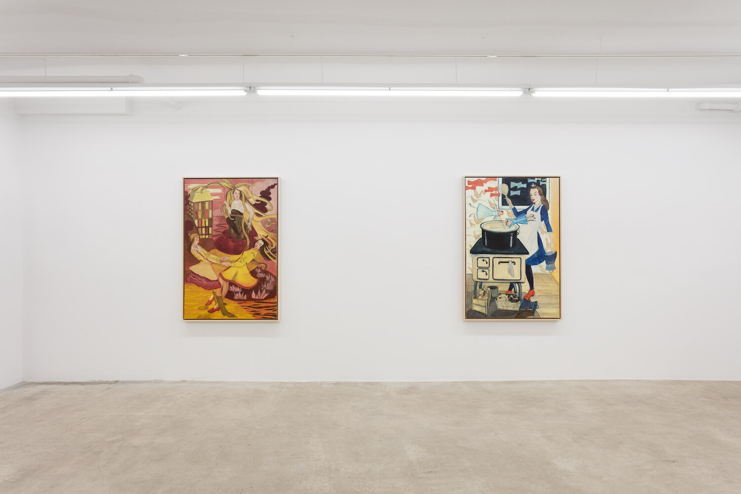 Rosa Loy,  Everything Stays Different , Installation View at Lyles & King, 2020