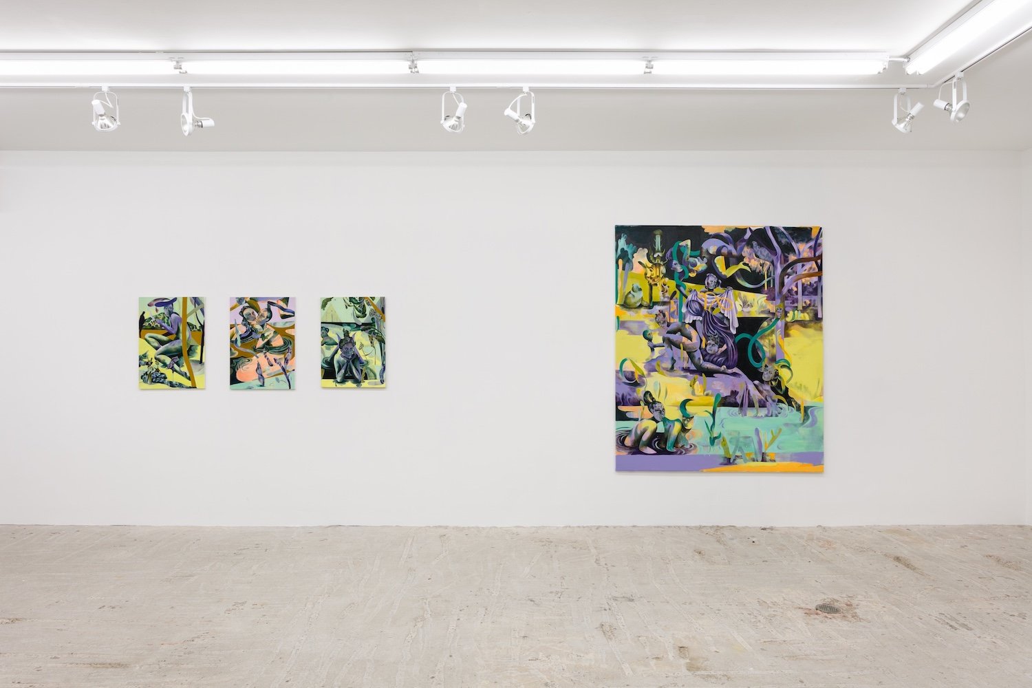 Jessie Makinson & Stuart Lorimer, Installation View at Lyles & King, 2019
