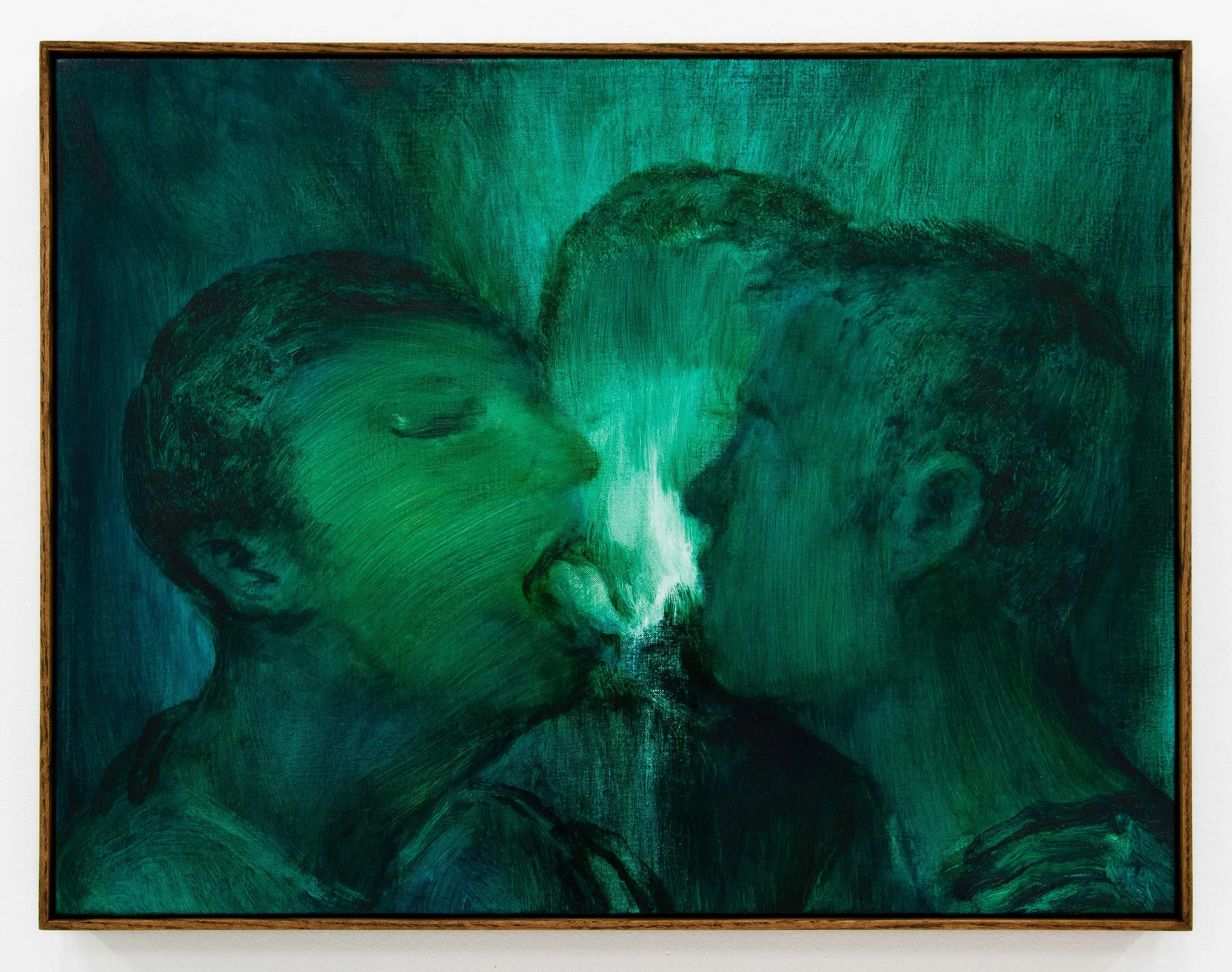 Xie Lei,  Share , 2022, Oil on canvas, 19 3/4 x 25 5/8 inches, 50 x 65 cm