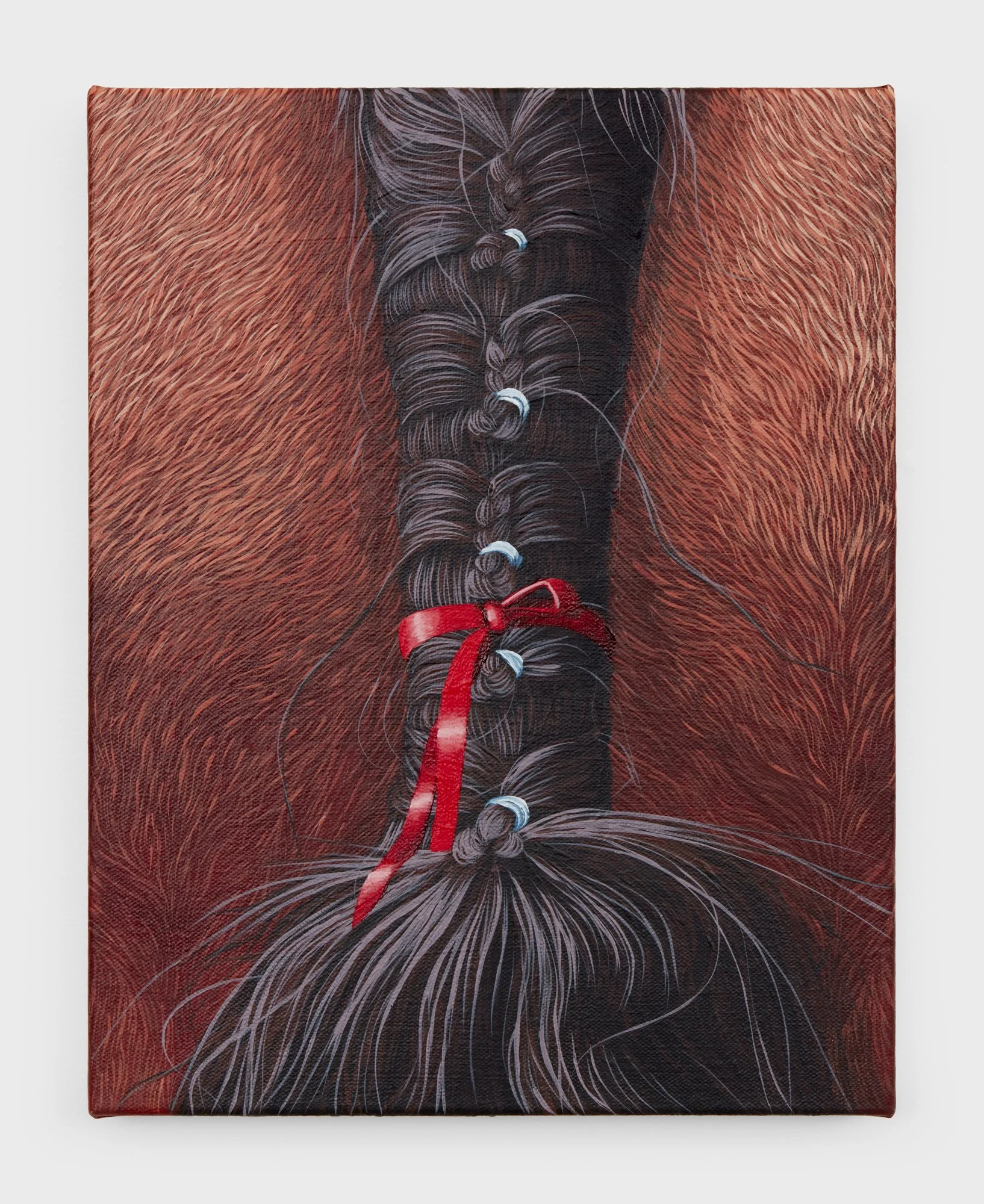 Sarah Miska,  Kicker III , 2022, Acrylic on canvas, 14 x 11 inches, 35.6 x 27.9 cm