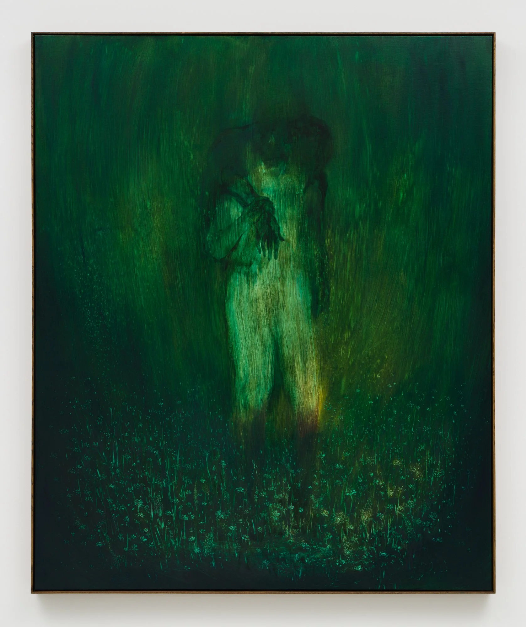 Xie Lei,  Emerge , 2022, Oil on canvas, 66 7/8 x 55 1/8 inches, 170 x 140 cm
