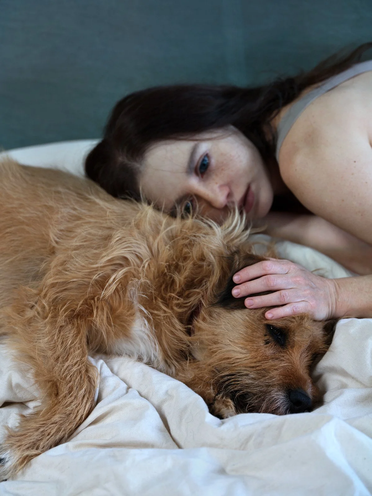  Aneta Grzeszykowska ,
 Daughter #11 , 2025,
pigment ink on cotton paper,
27 1/2 x 20 5/8 inches,
69.8 x 52.5 cm,
edition of 3 + 2 AP