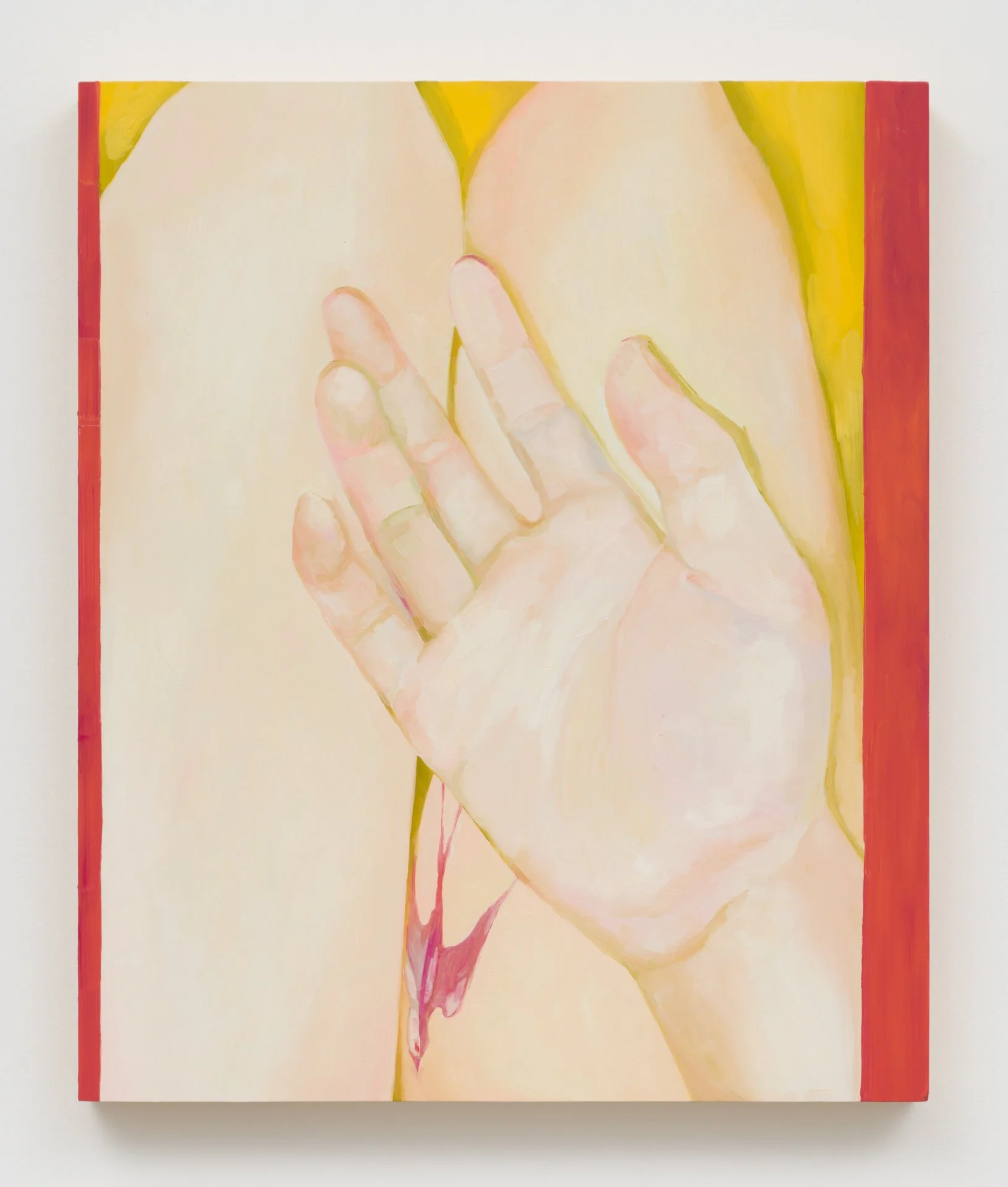 Xiao Hanqiu,  Swallow , 2022, Oil on canvas, 23 5/8 x 19 3/4 inches, 60 x 50 cm