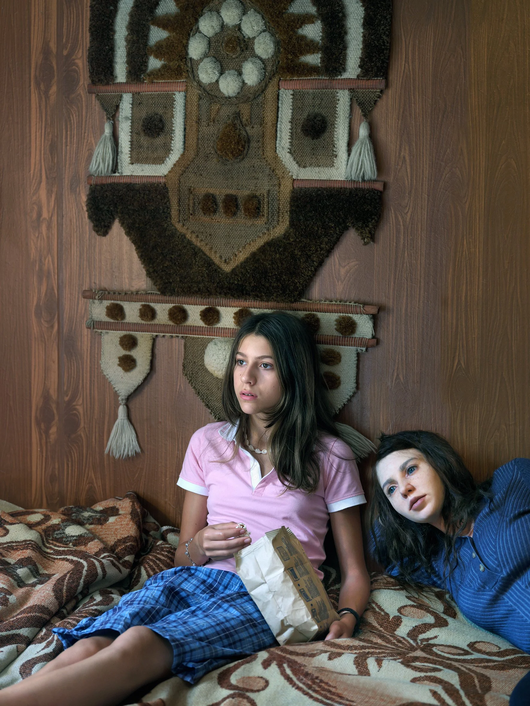  Aneta Grzeszykowska ,
 Daughter #15 , 2025,
pigment ink on cotton paper,
27 1/2 x 20 2/3 inches,
70 x 52.5 cm.
edition of 3 + 2 AP