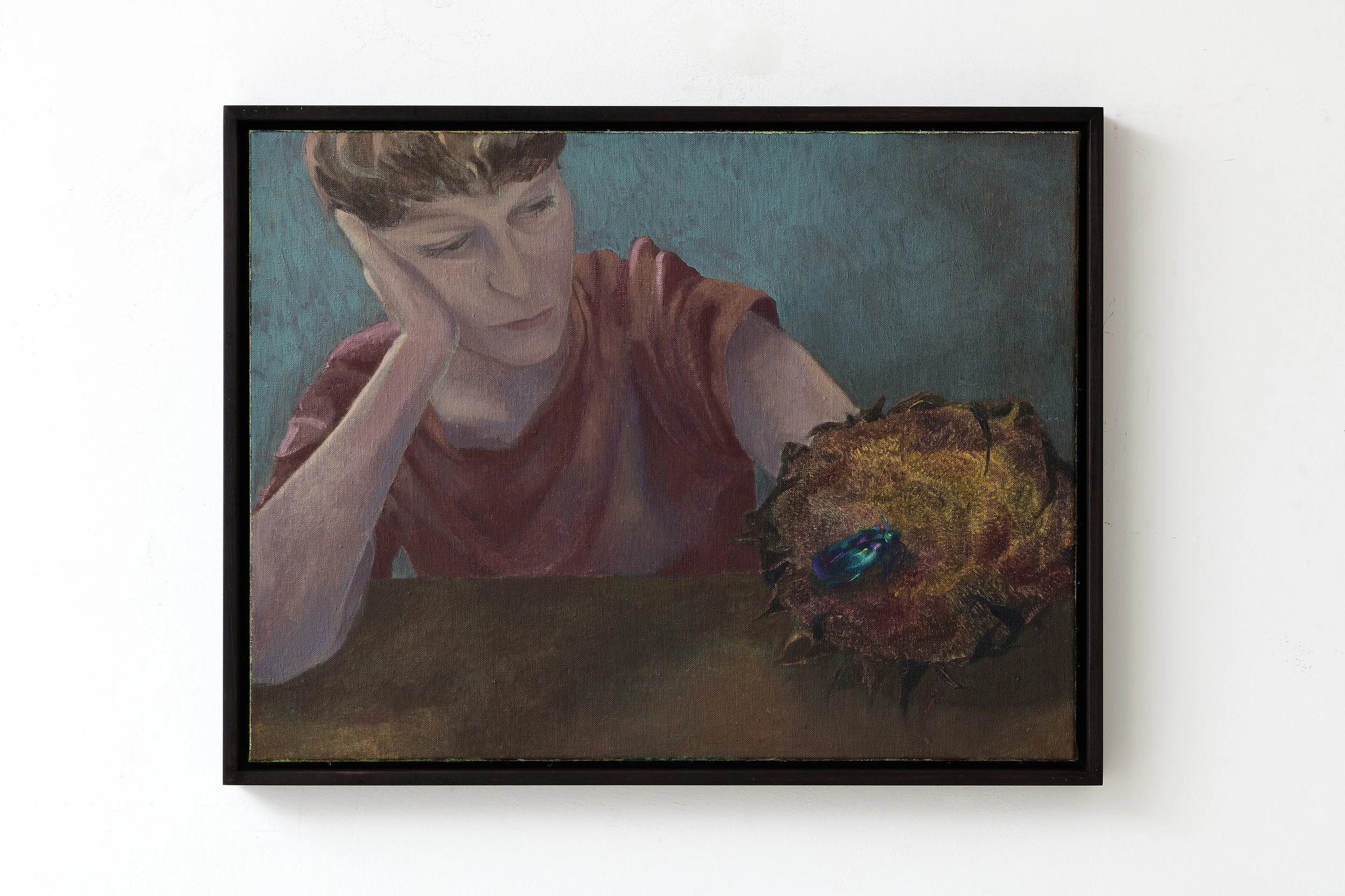 Alessandro Fogo
  Thoughts on life, 2023
 Oil on linen
 17 3/4 x 23 1/4 inches, 45 x 59 cm