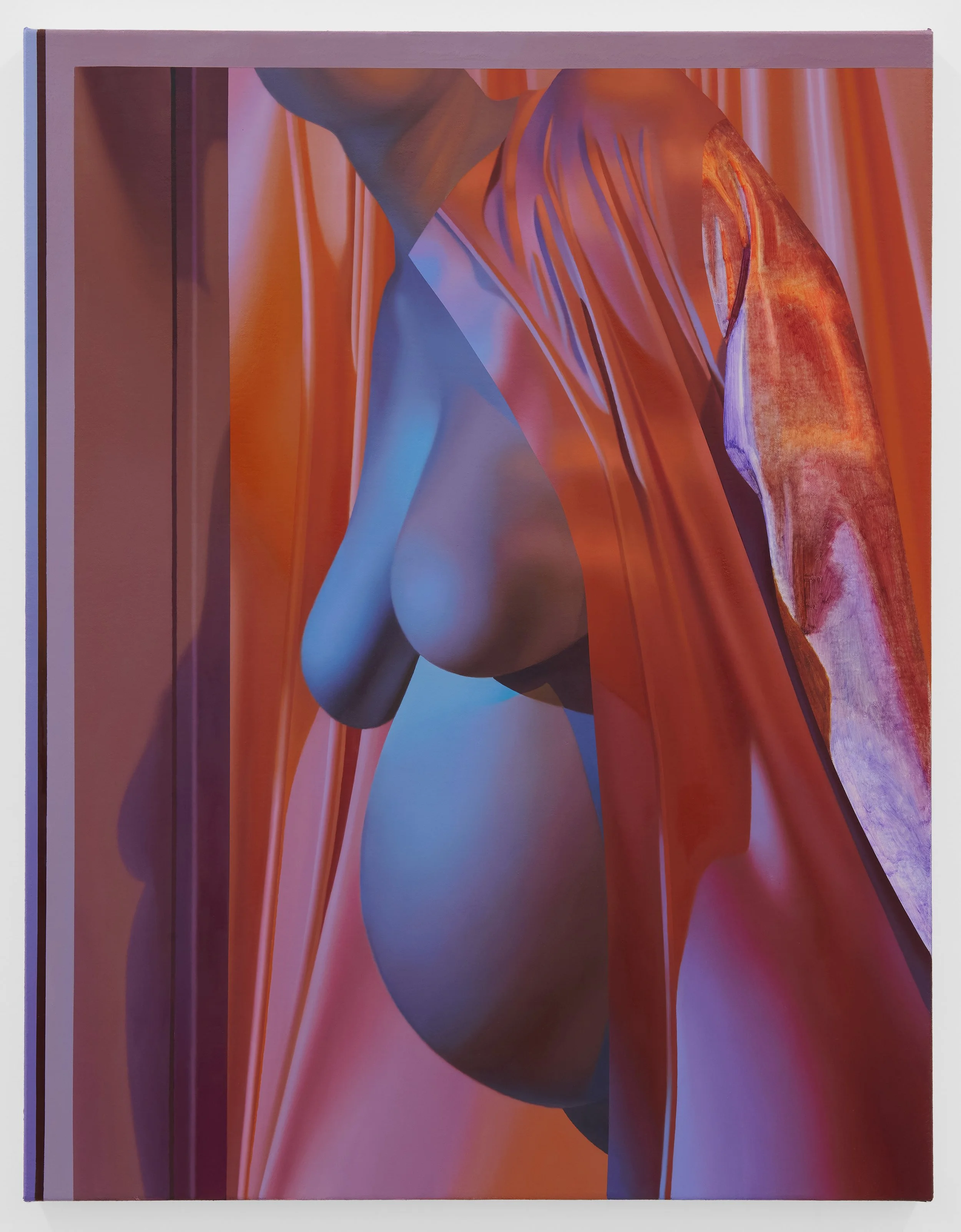  Kate Meissner ,
 Fruiting Body , 2026,
Oil on canvas,
31 x 24 inches,
78.7 x 61 cm