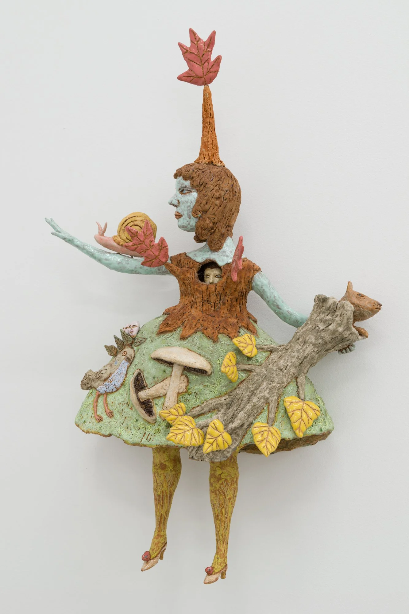 Kathy Ruttenberg ,  No Stone Unturned , 2011 , Stoneware , 22 x 13 1/2 x 5 inches, 55.9 x 34.3 x 12.7 cm