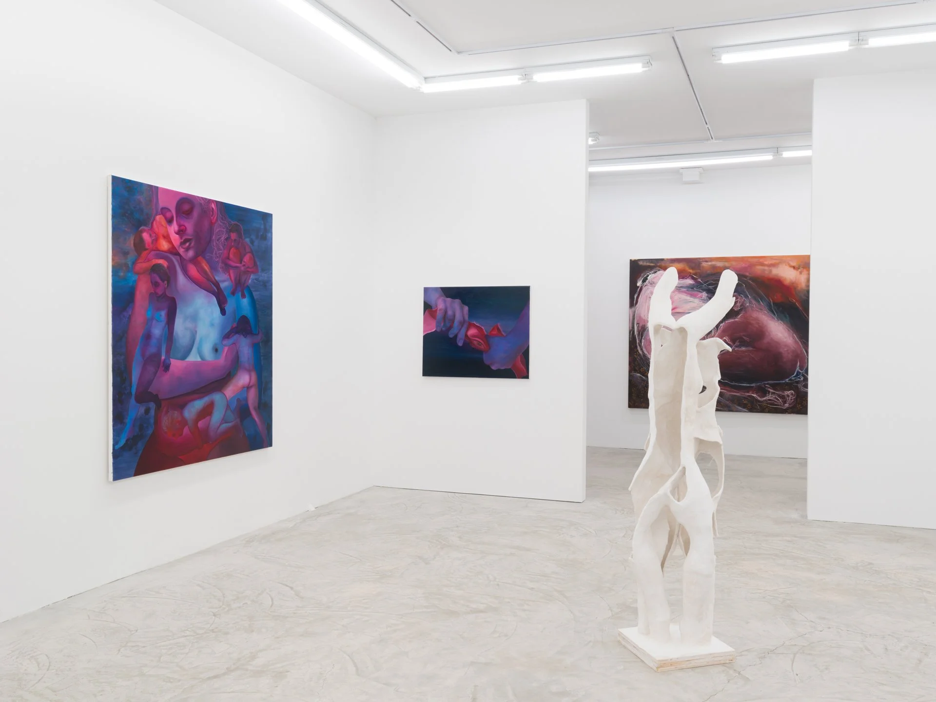 Mercedes Llanos, Juliana Cerqueira Leite, Paulina Stasik, Installation View at Lyles & King, 2022