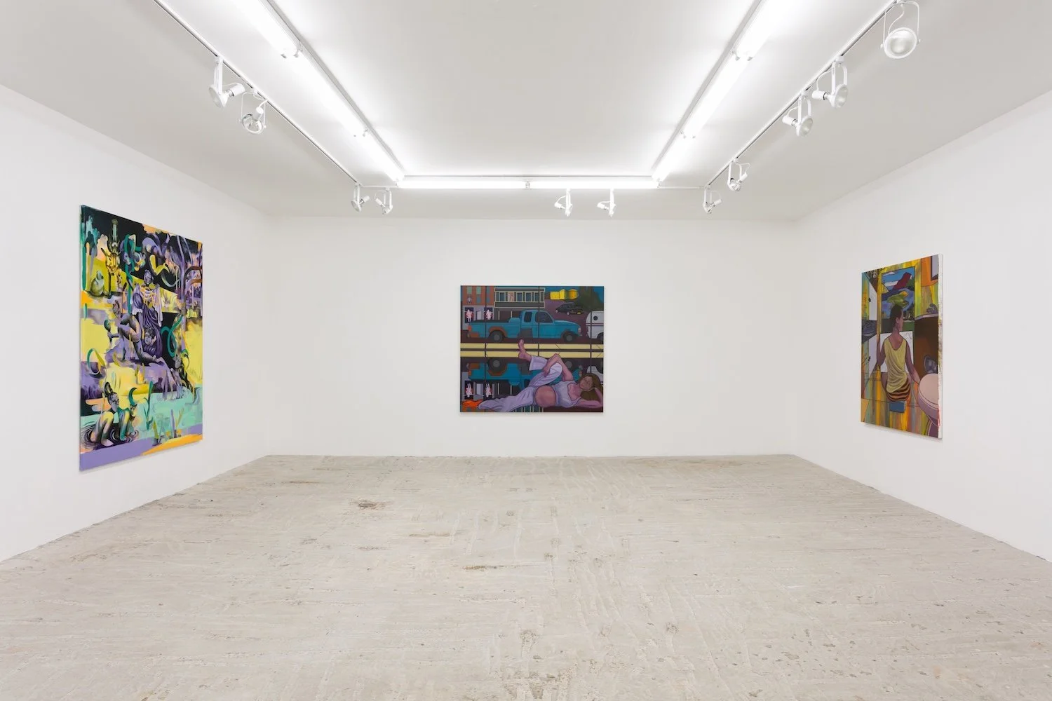 Jessie Makinson & Stuart Lorimer, Installation View at Lyles & King, 2019