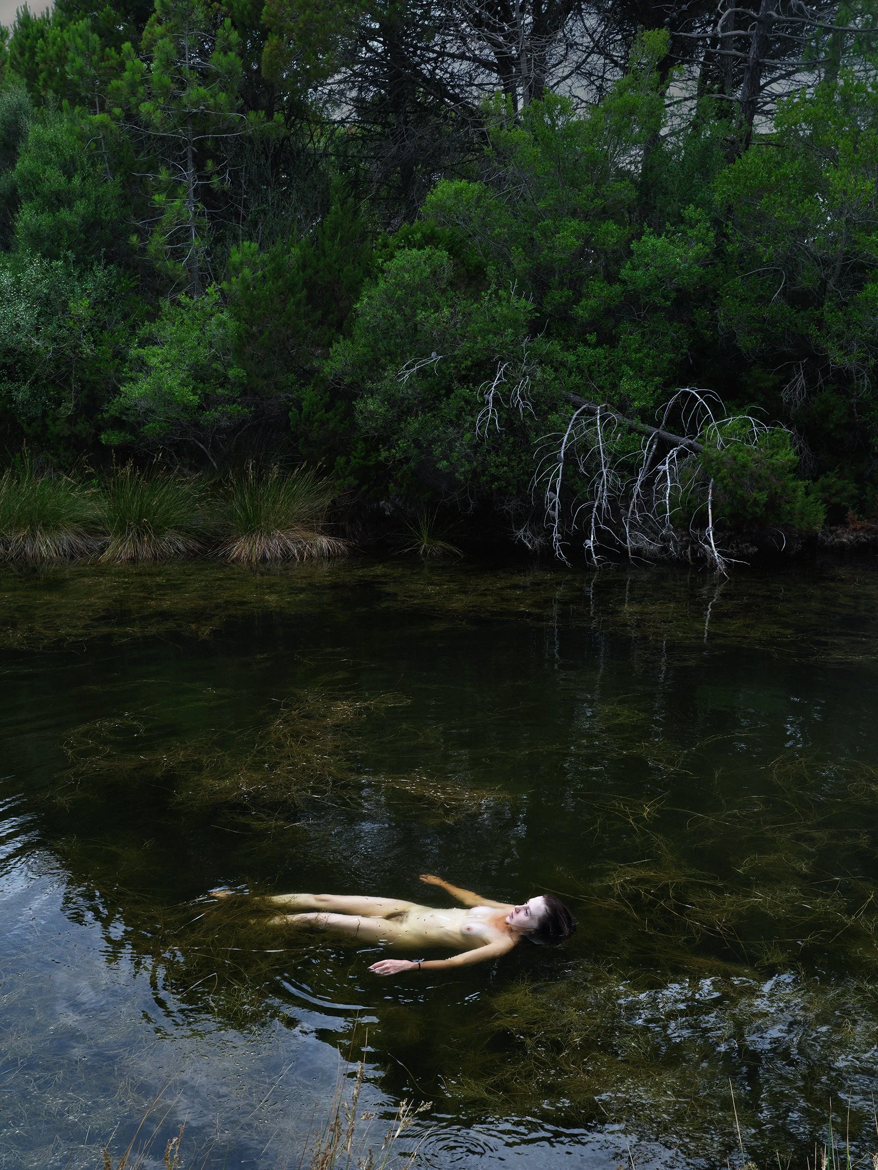  Aneta Grzeszykowska ,
 Daughter #17 , 2025,
pigment ink on cotton paper,
27 1/2 x 20 2/3 inches,
70 x 52.5 cm.
edition of 3 + 2 AP