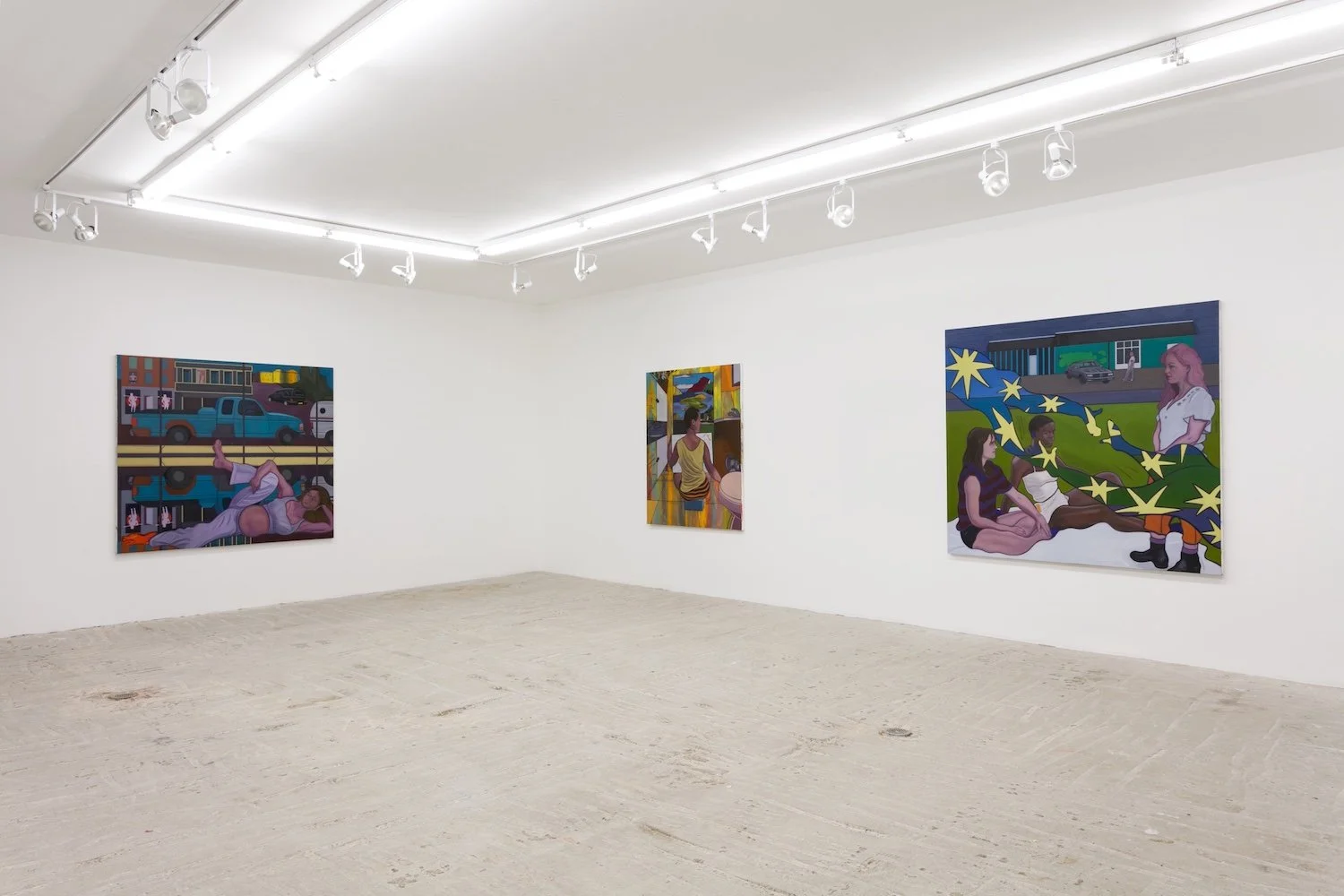 Jessie Makinson & Stuart Lorimer, Installation View at Lyles & King, 2019