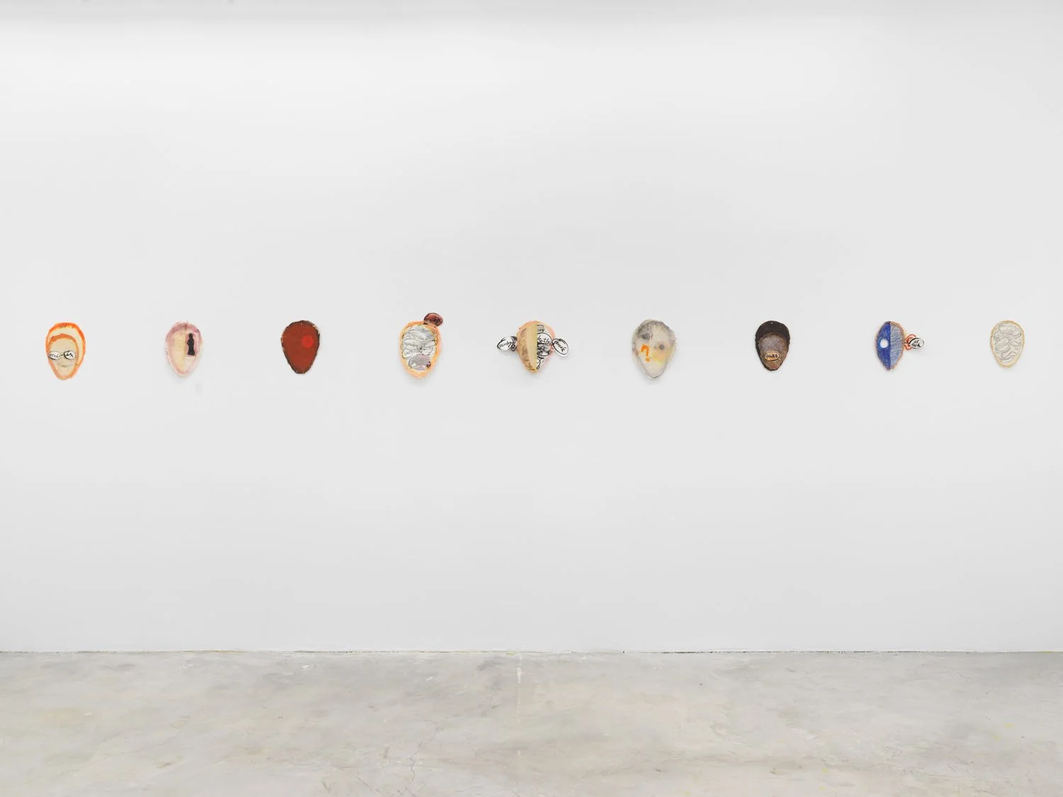 Installation view of Mira Schor,  Figures of Speech  at Lyles & King, New York