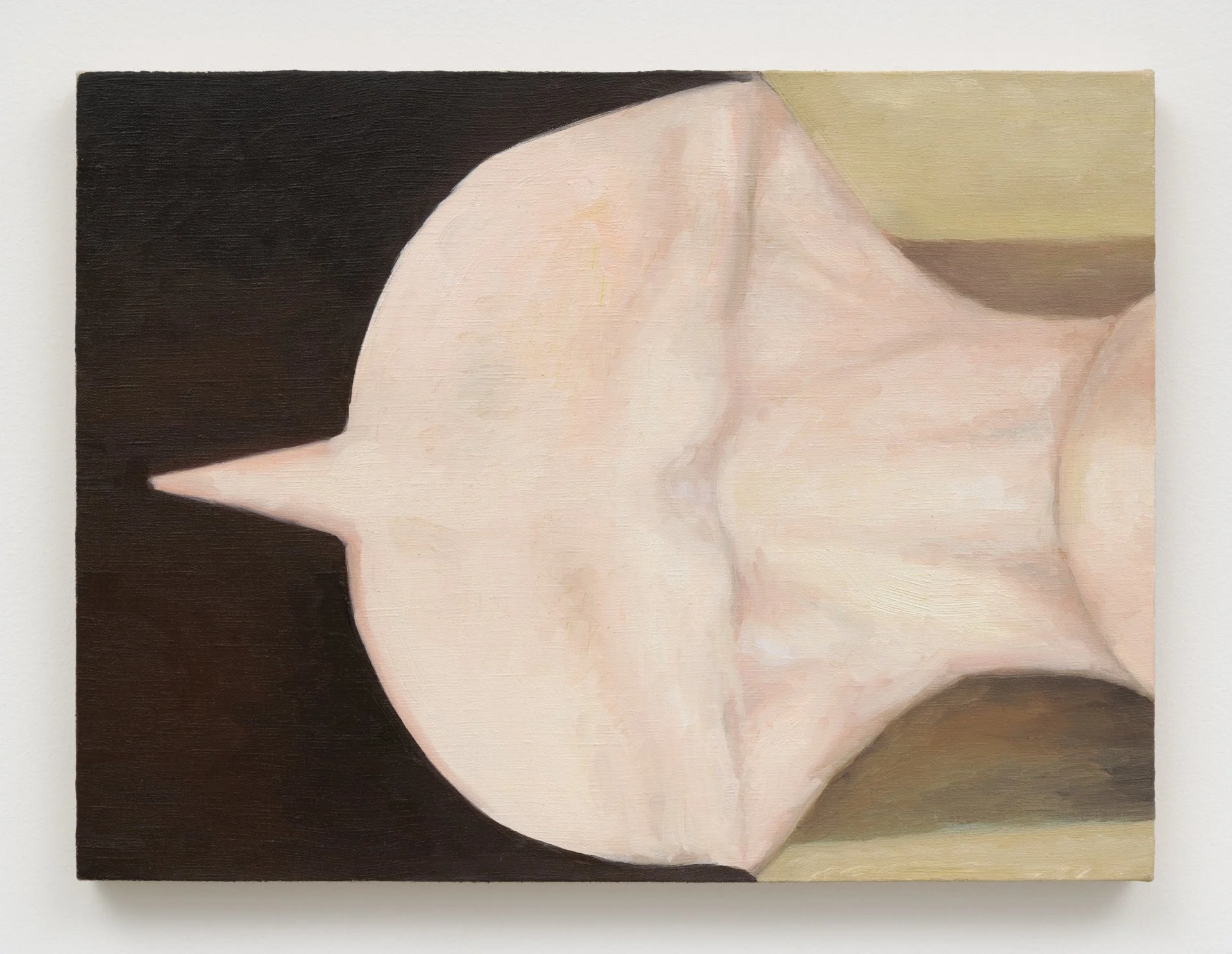 Xiao Hanqiu,  Black Bird , 2022, Oil on canvas, 11 3/4 x 15 3/4 inches, 30 x 40 cm