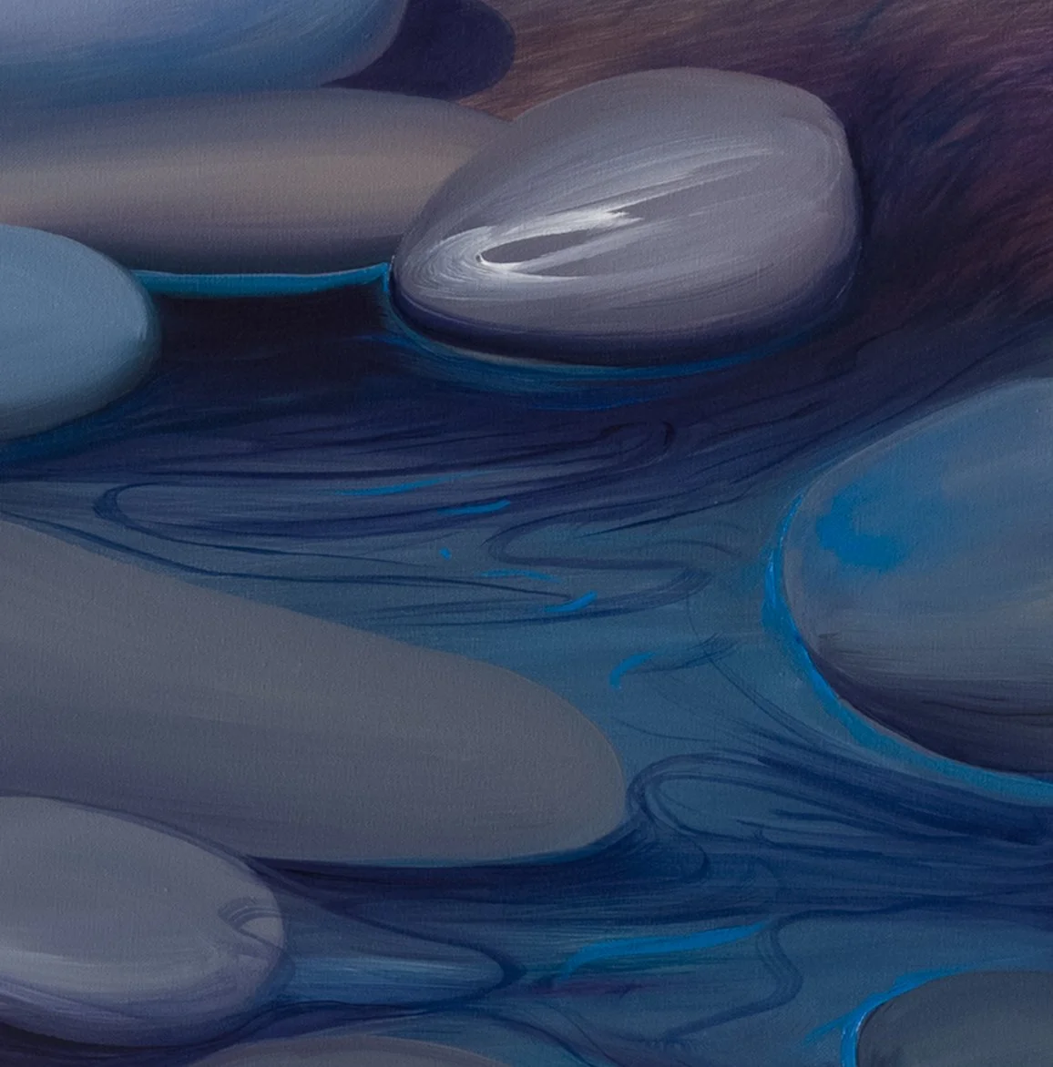 Paulina Stasik,  Skin in the Game,   2023, Oil on canvas, detail