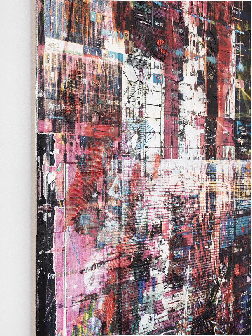 Chris Dorland,  Untitled (bleeding edge) , 2020 (detail)