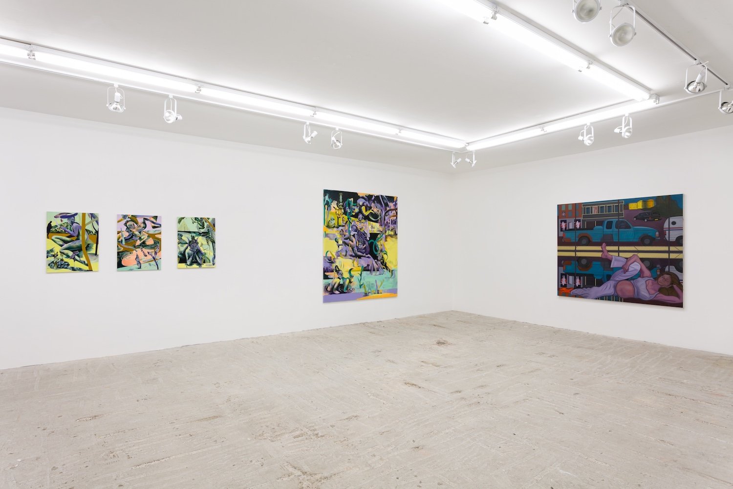 Jessie Makinson & Stuart Lorimer, Installation View at Lyles & King, 2019