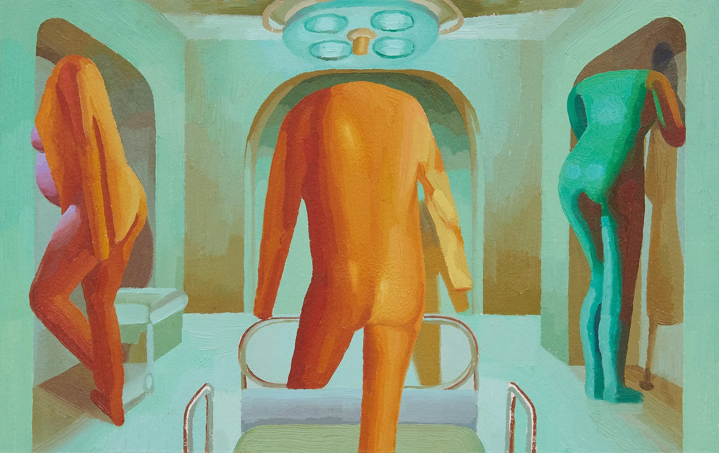  Kate Meissner 
 Untitled Study , 2026,
Oil on paper,
Framed,
11 x 16 inches,
30.5 x 40.6 cm