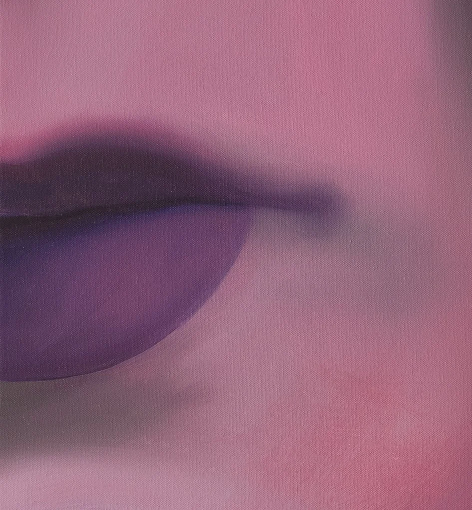 Paulina Stasik,  Teardrop,   2023, Oil on canvas, detail
