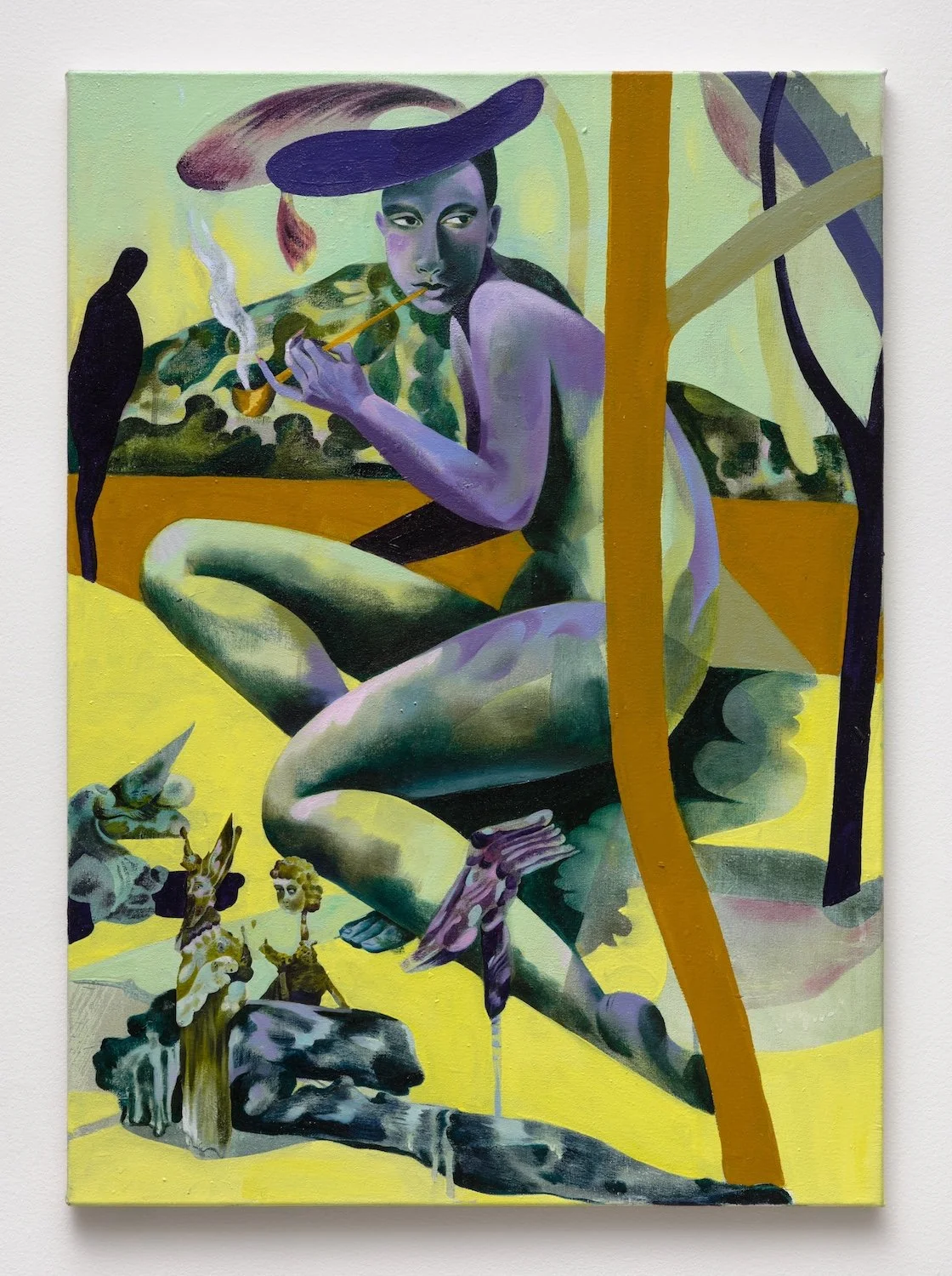 Jessie Makinson,  Pimpernel Pug , 2018, Oil on canvas, 27.5 x 19.75 inches,  70 x 50 cm