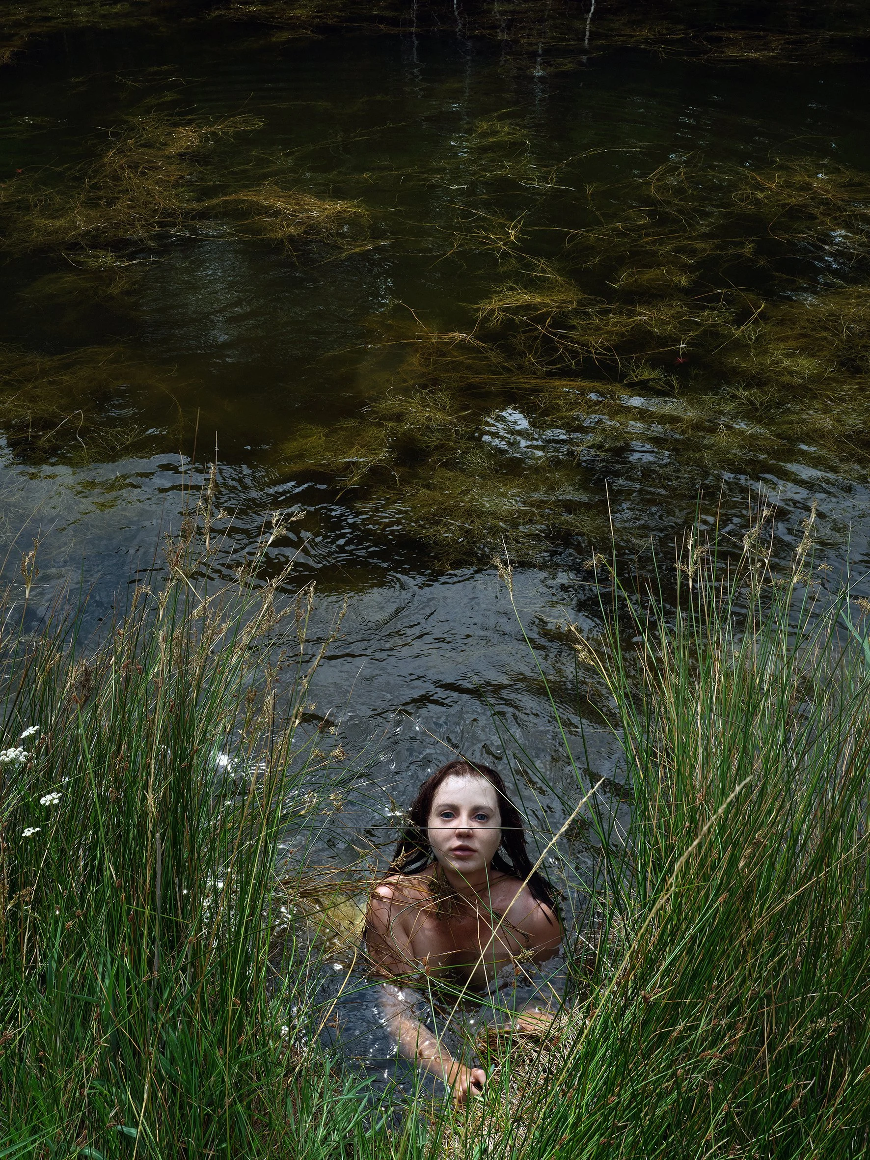  Aneta Grzeszykowska ,
 Daughter #7 , 2025,
pigment ink on cotton paper,
27 1/2 x 20 2/3 inches,
70 x 52.5 cm.
edition of 3 + 2 AP