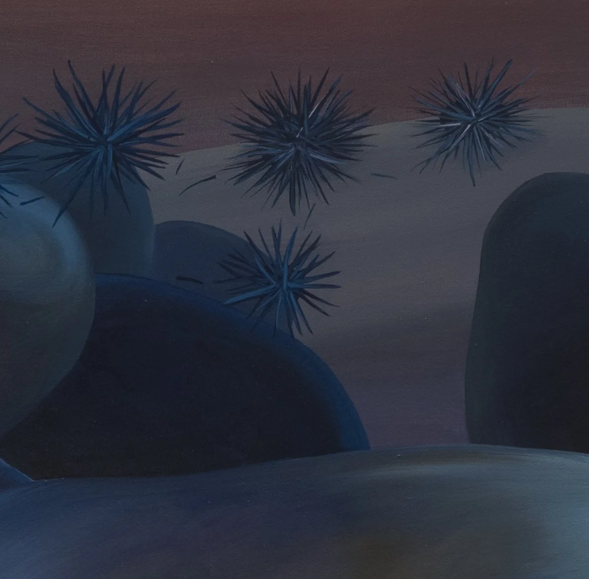 Paulina Stasik,  Body Tense,   2023, Oil on canvas, detail