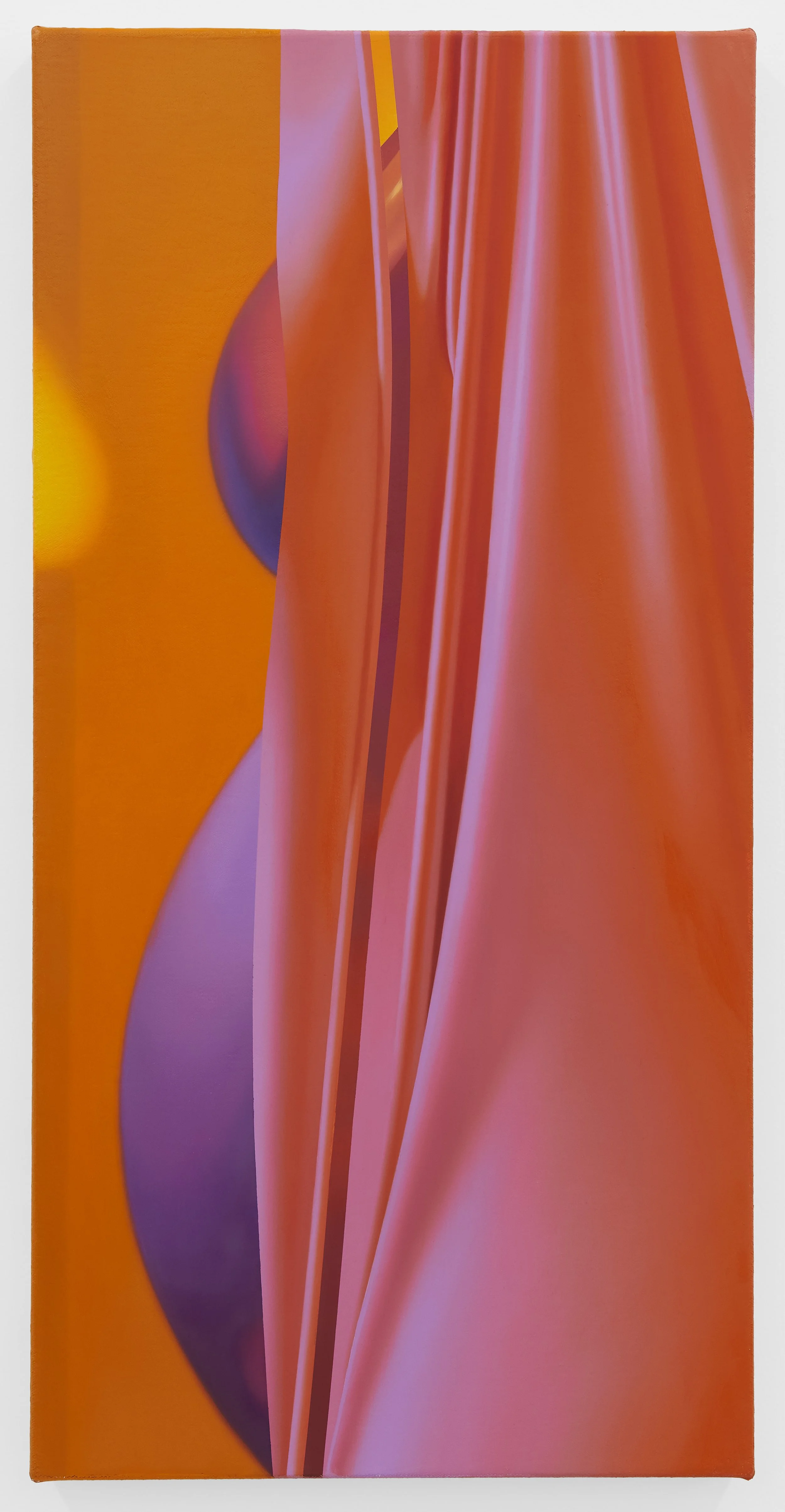  Kate Meissner ,
 Hide , 2026,
Oil on canvas,
28 x 14 inches,
71.1 x 35.6 cm