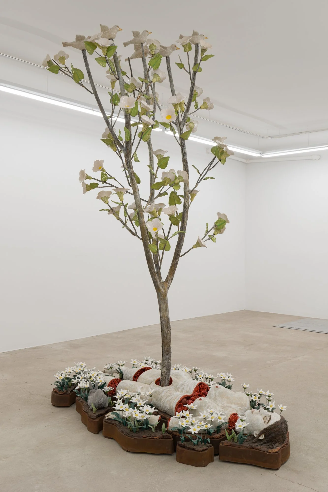 Kathy Ruttenberg ,   The Moment After , 2008 , Stoneware, bronze , 110 x 90 x 49 inches, 279 x 229 x 125 cm