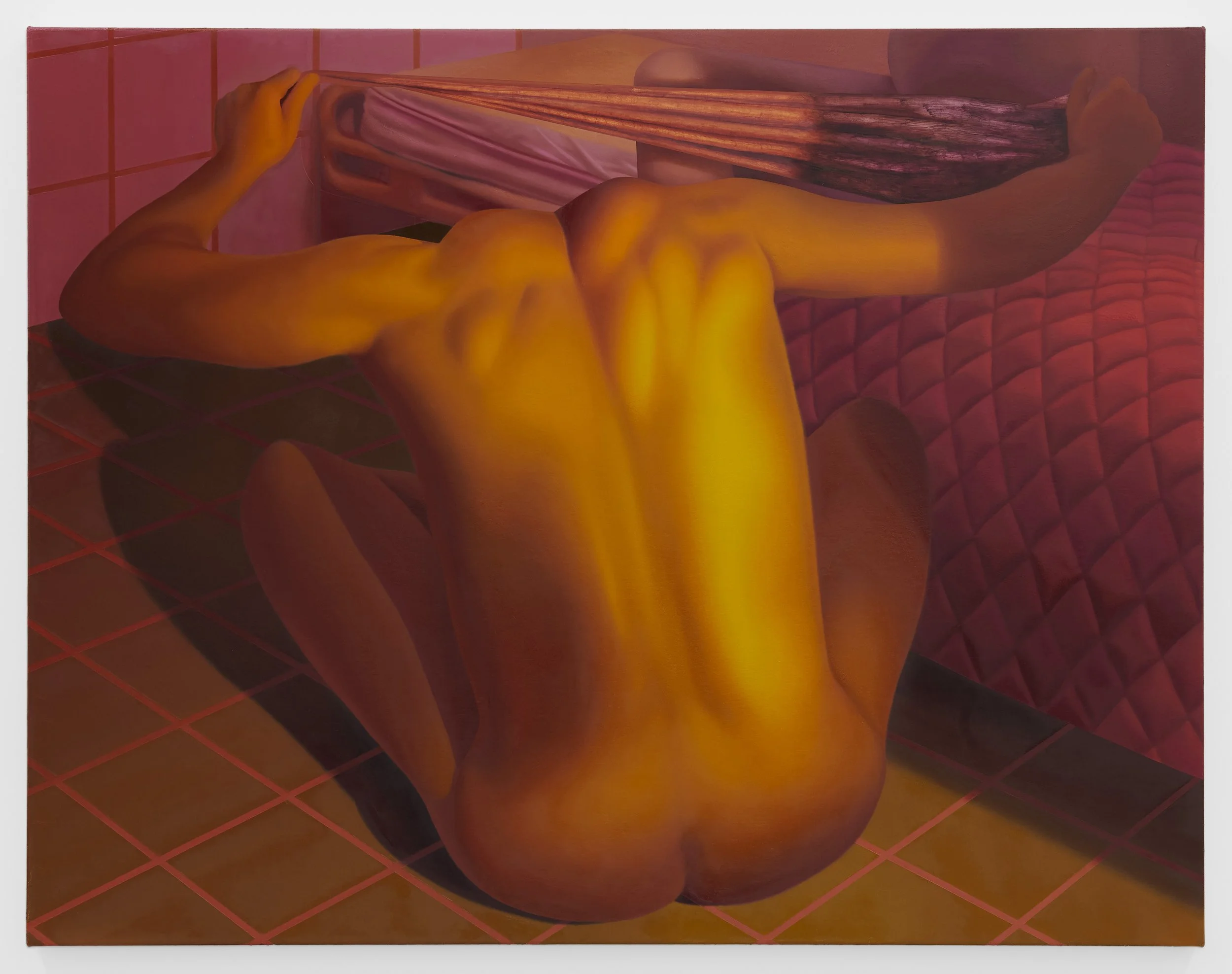  Kate Meissner ,
 Molt , 2026,
Oil on canvas,
35 x 45 inches,
88.9 x 114.3 cm