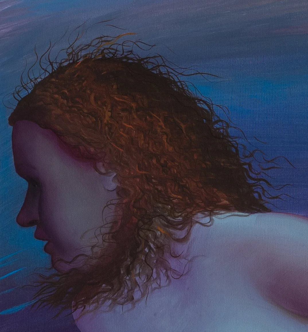 Paulina Stasik,  Skin in the Game,   2023, Oil on canvas, detail