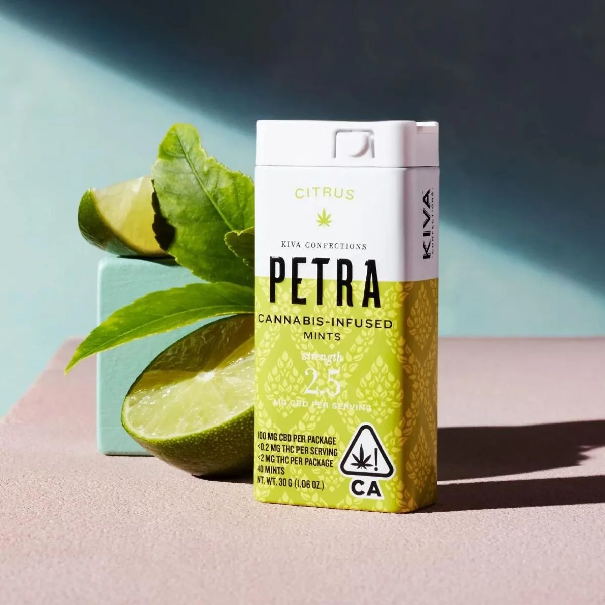 Petra Mints Microdosed Cannabis Mints By Kiva TRESTL Cannabis Delivery