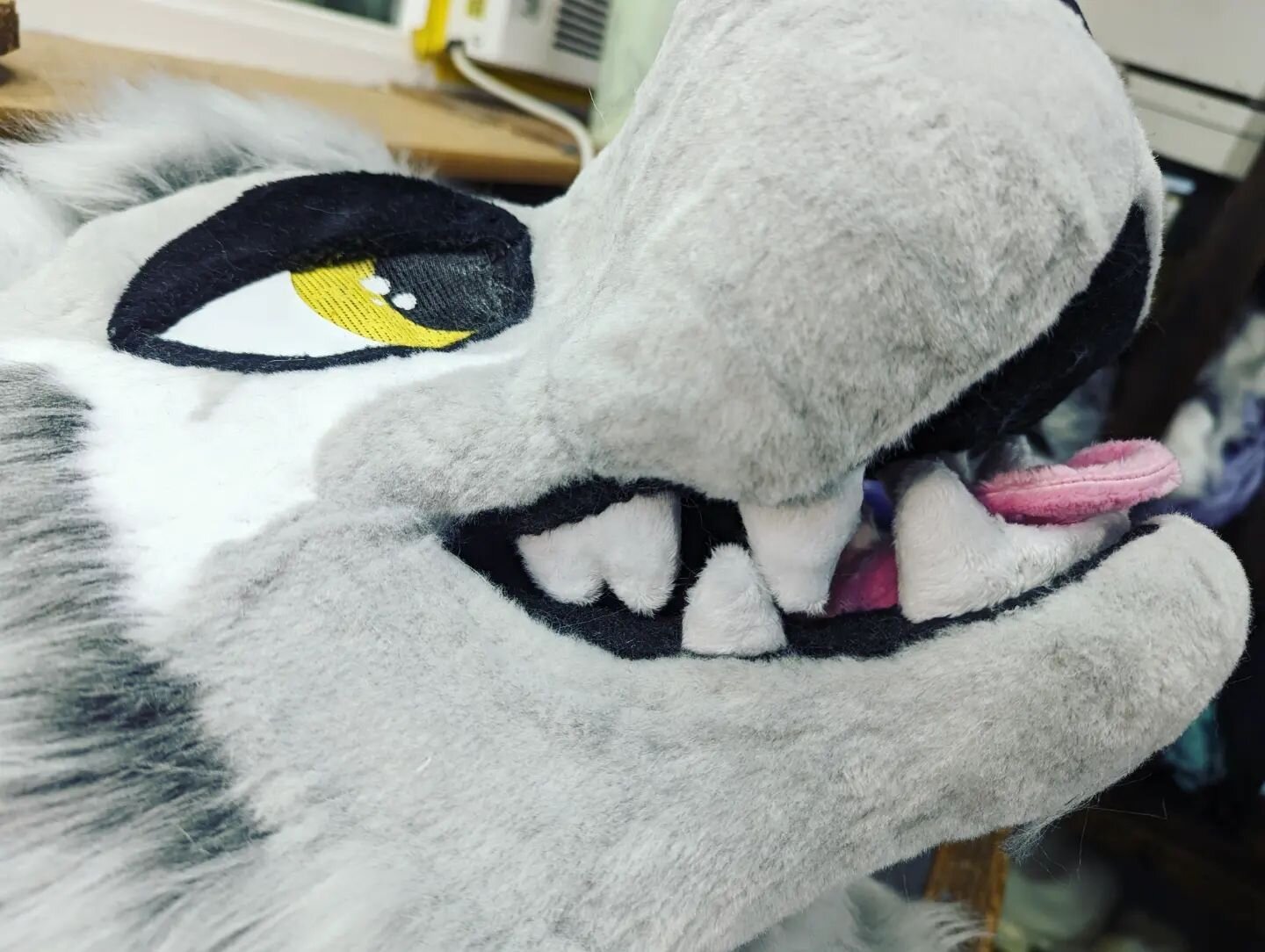 Happy Toothsday! 🦷

(I'll be posting full pics of this head tomorrow, I'm really happy with how it turned out!)

#furryfandom #furry #fursuitmaker #fursuitmaking #furryphoto #fursuitmakers #fursuitpartial #fursuit #fursuitersofinstagram #fursuitfrid