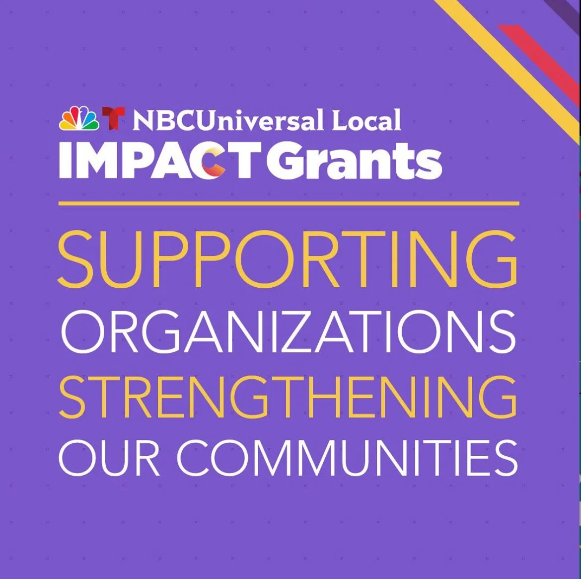 We&rsquo;re excited to announce that The AjA Project has won a #LocalImpactGrants grant from @NBCUFoundation to help us continue to drive impact and strengthen our local community. 
Learn more about #LocalImpactGrants and the other winners here:
http