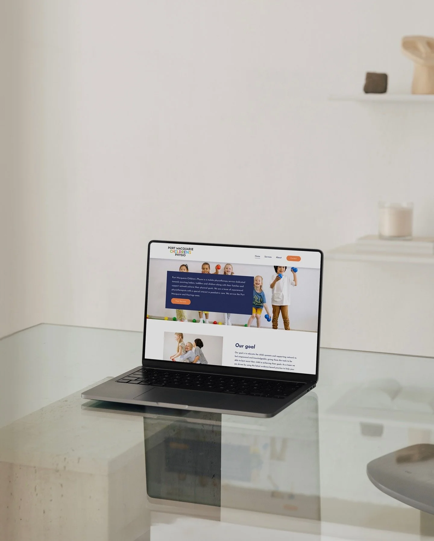 Throwback to this wonderful project: Website in a Day for @portmacquariechildrensphysio. ☺️🤍  We loved working with Laura and the team at Port Macquarie Children&rsquo;s Physio on this fun, colourful Website in a Day build! 
As a mobile paediatric p
