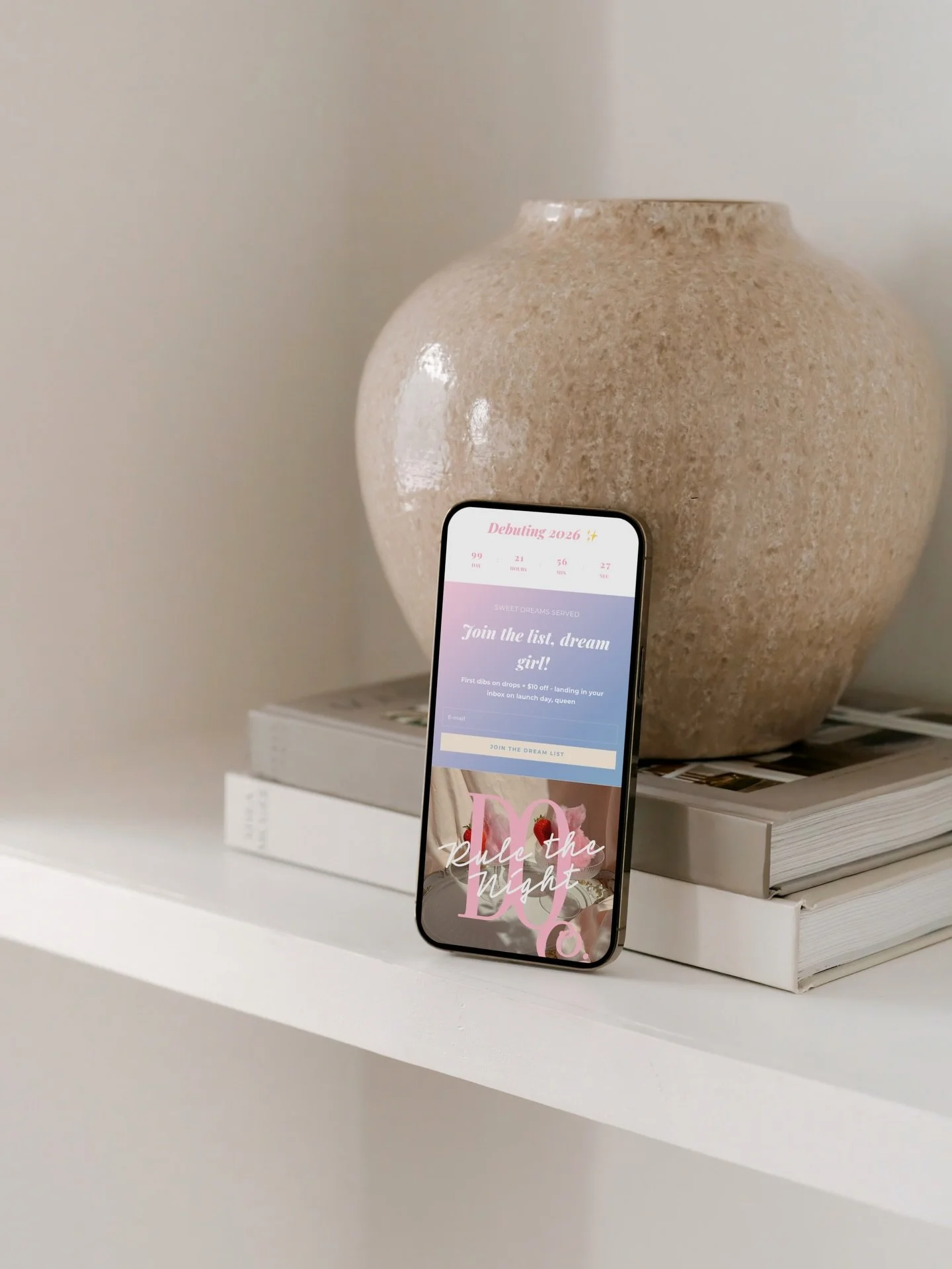 Another dreamy project in the wild. ✨🤍

The new landing page for @dreamqueen.official is now live and it&rsquo;s just the beginning. 💭🙌

Boutique sleep &amp; loungewear for Dream Girls, with their official launch coming in 2026. Be sure to check i