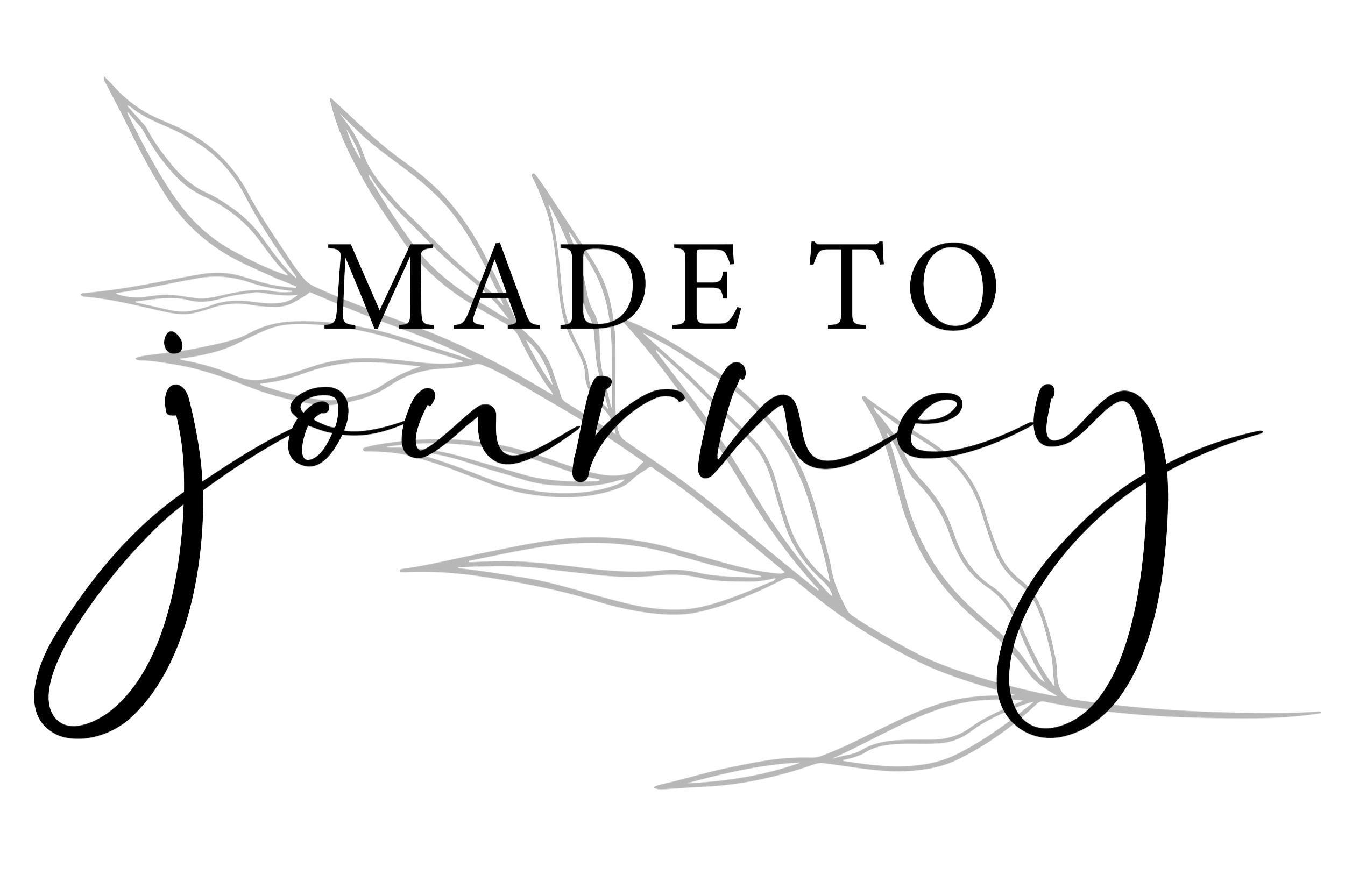 Logo design for Made To Journey by Qwirki & Co., a custom baby embroidery brand creating personalised, handcrafted pieces.