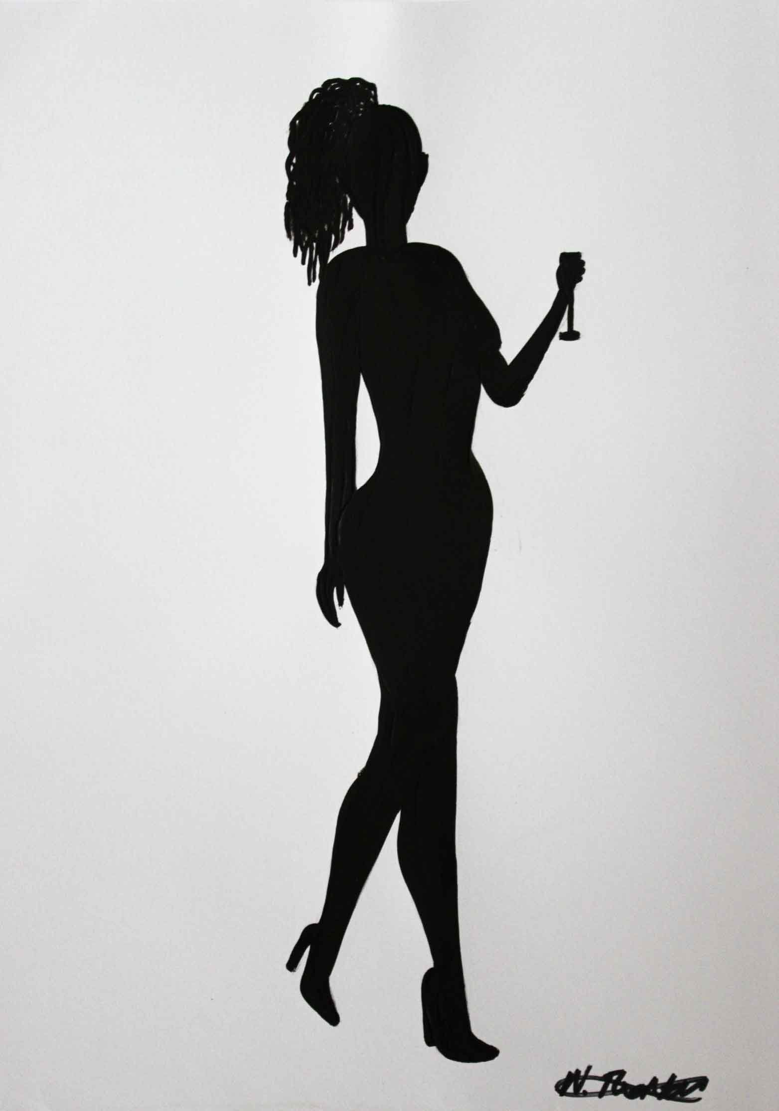 A collection of silhouettes created for a customer to use to make various fabrics and homeware.