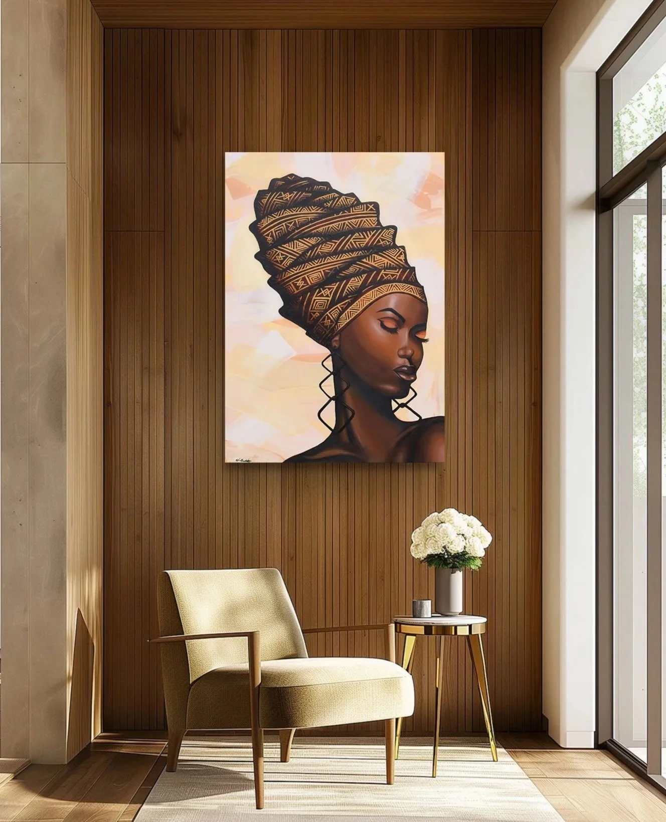 Nala black woman art made by nicole