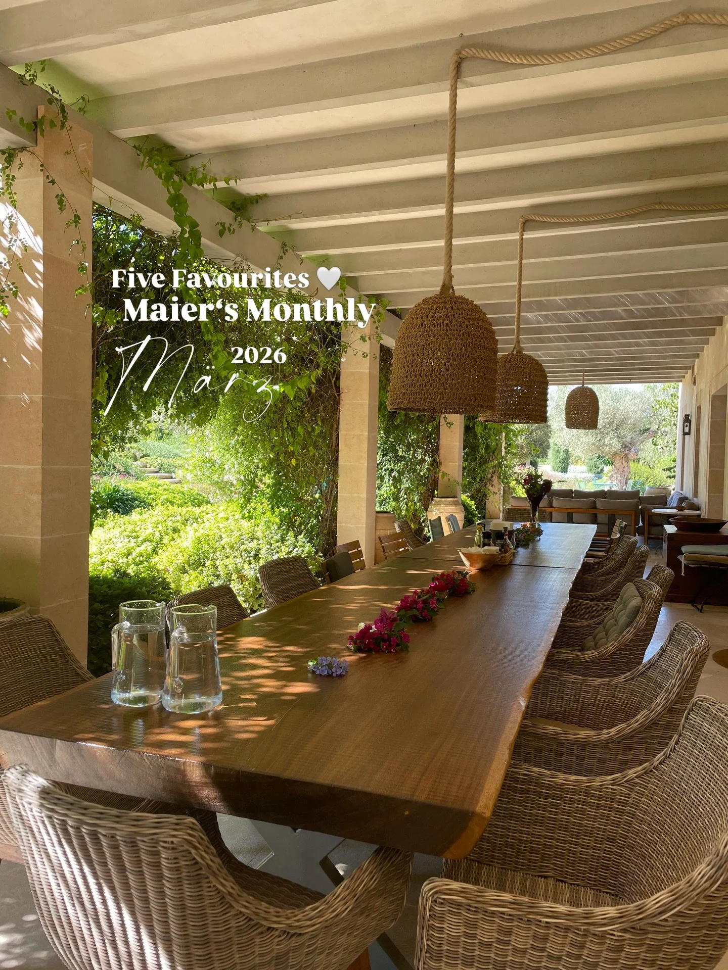 Maier&rsquo;s Monthly M&auml;rz ist jetzt online. ✨
Mein pers&ouml;nlicher Monatsbrief. ✍🏼
&Uuml;ber das Leben. Und uns. 🙏🏼

Mit meinen Five Favourites. 🤍
Meinen Empfehlungen f&uuml;rs Herz.

1. AM Atelier Moments &ndash; willkommen in meiner Woh