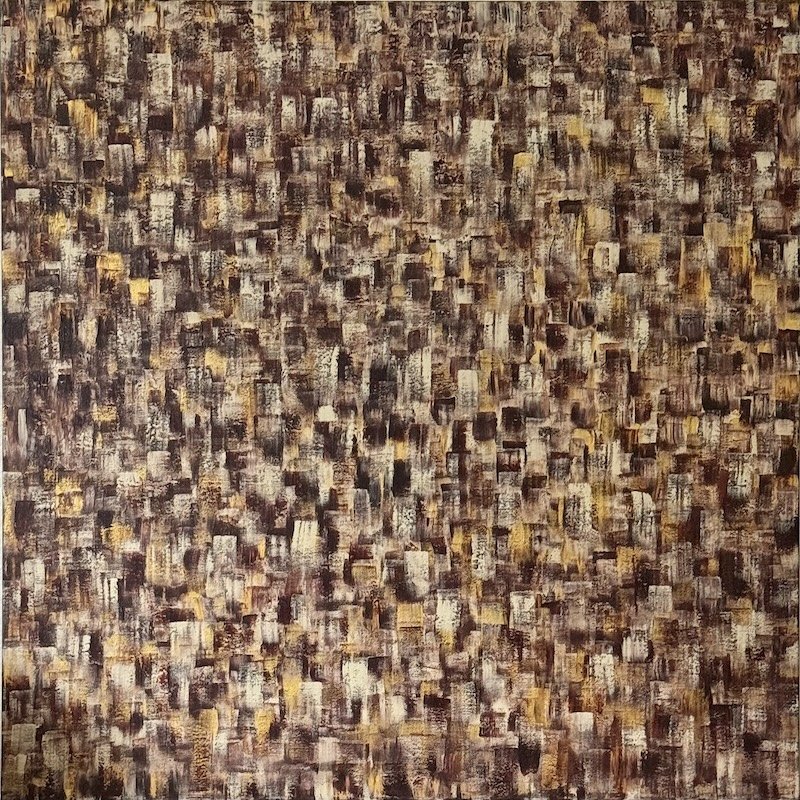 Burning Flames. 100x100cm. CHF 4'800